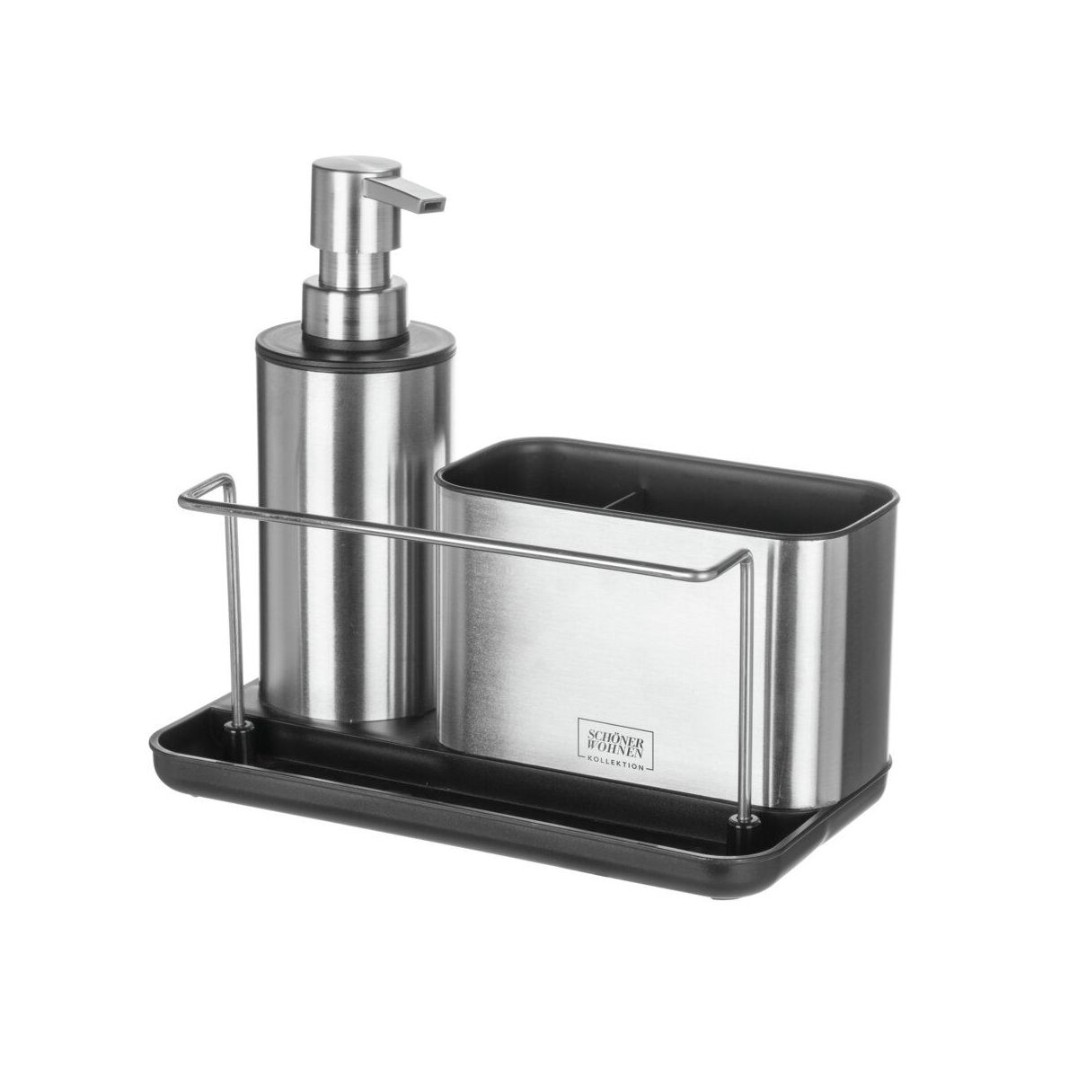 Schöner Wohnen Spuelorganizer Shirley schwarz/ES
