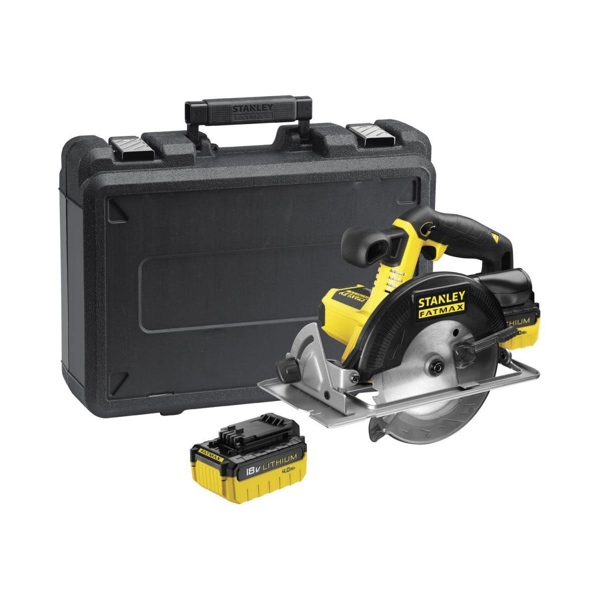 Stanley 18 V 4 Ah Handkreissäge 2 Akkus Koffer Bild 1