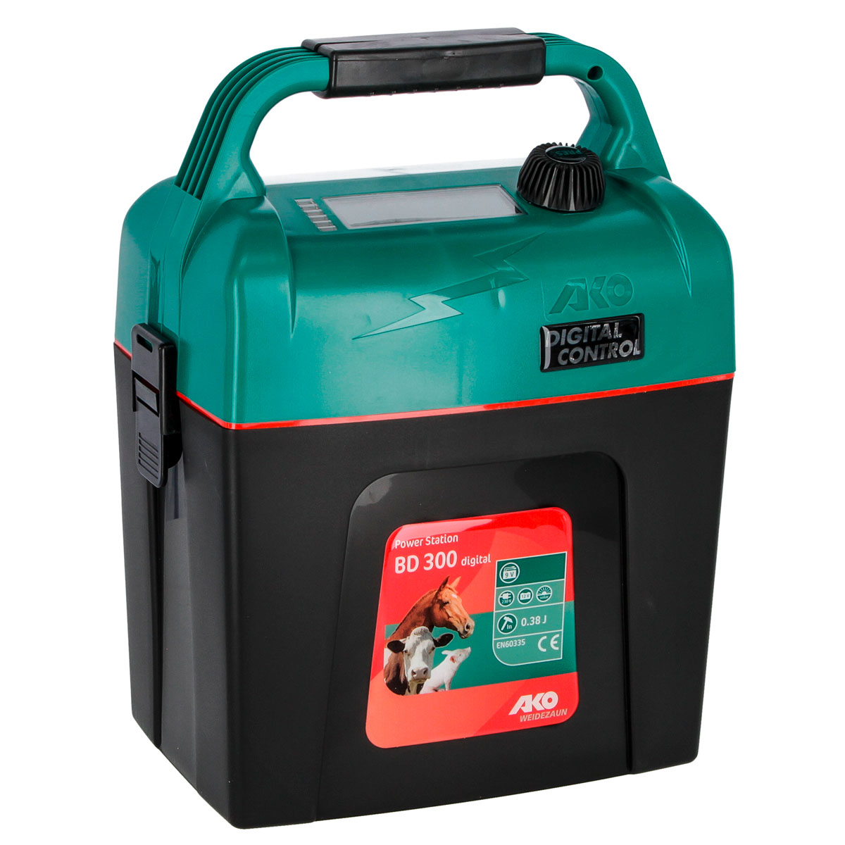 Powerstation-Batteriegerät BD digital 300 9 V schwarz-grün Bild 2