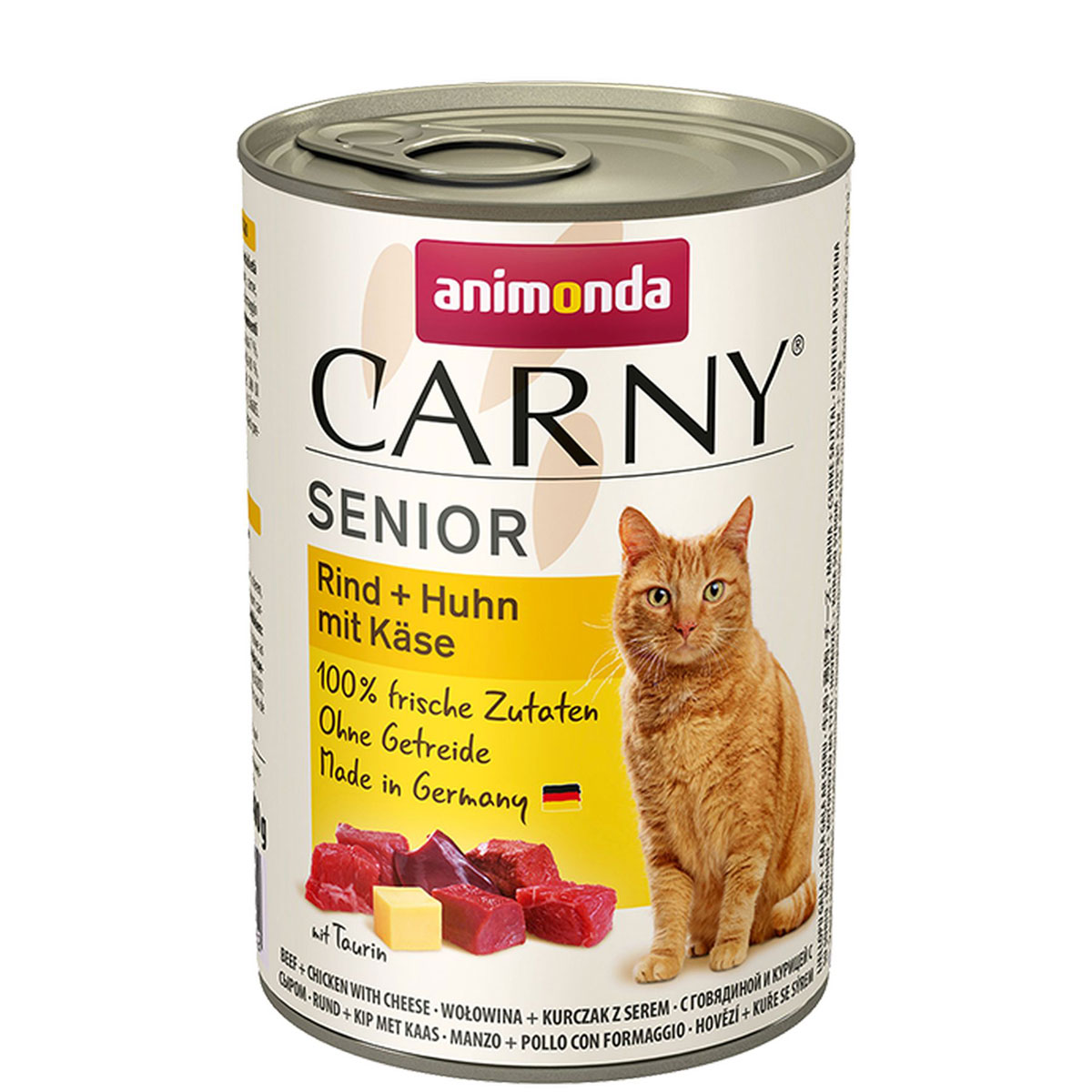 Carny Cat Senior Rind und Huhn und Käse 400g Dose