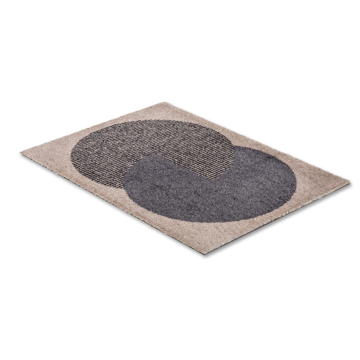 Schöner Wohnen  Schmutzfangmatte Manhattan 67x100 cm Semi-Circle beige-anthrazit Bild 6