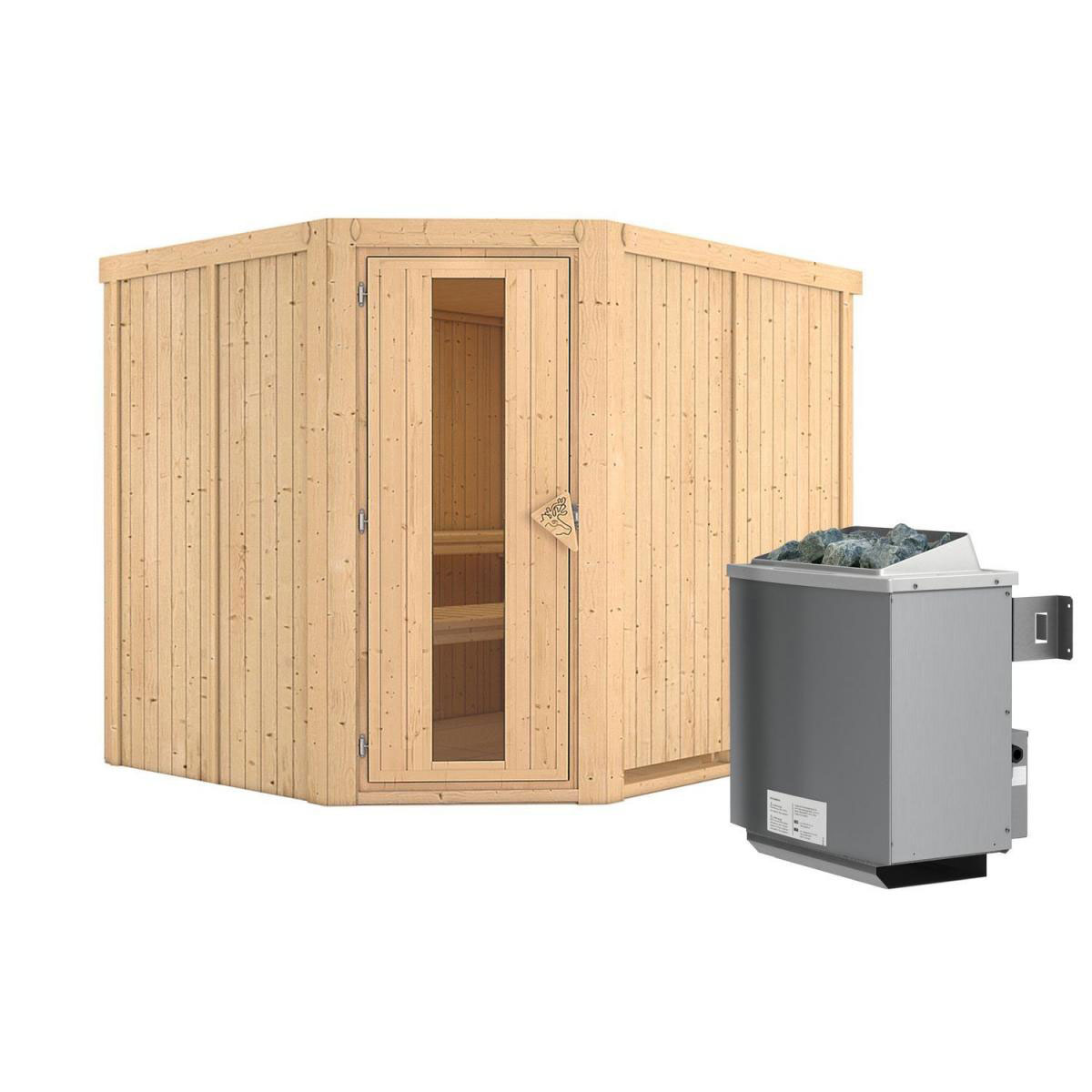 Karibu Malin Eckeinstieg Tür gedämmt ohne Kranz Bild 2