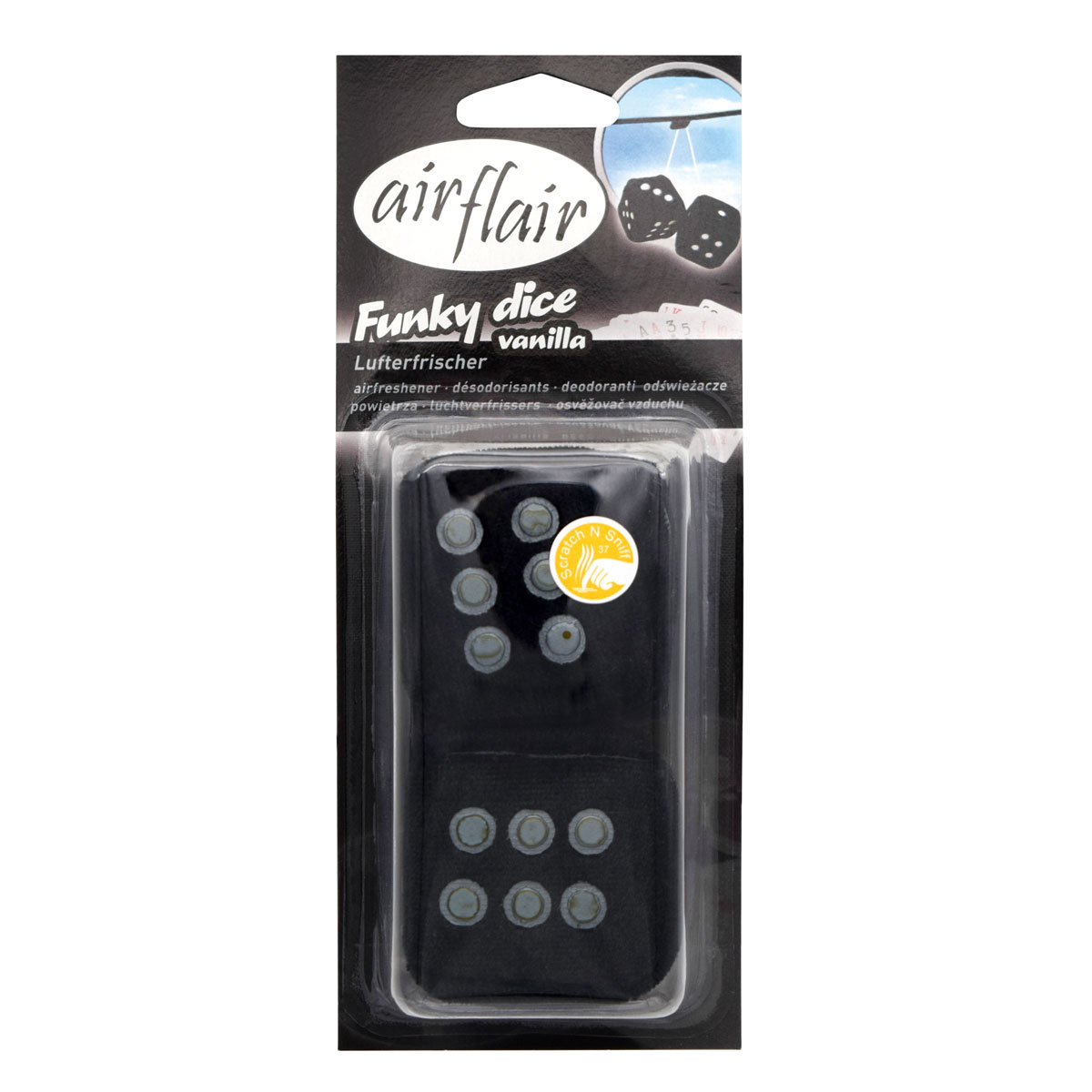 Lufterfrischer Plüsch-Würfel Funky Dice Vanille Bild 3