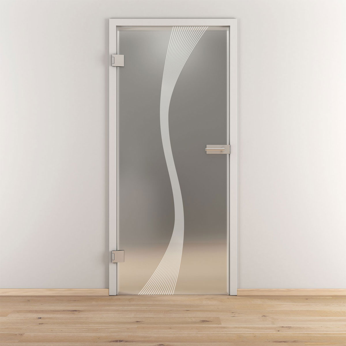 Novadoors Glasdrehtür NOVA 583 mattiert 70,9 x 197,2 cm Links Bild 2