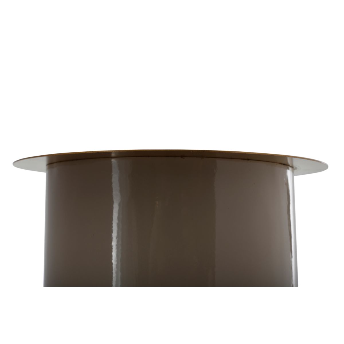 Bodenkerzenständer Art Deco 185 Braun gold Bild 3