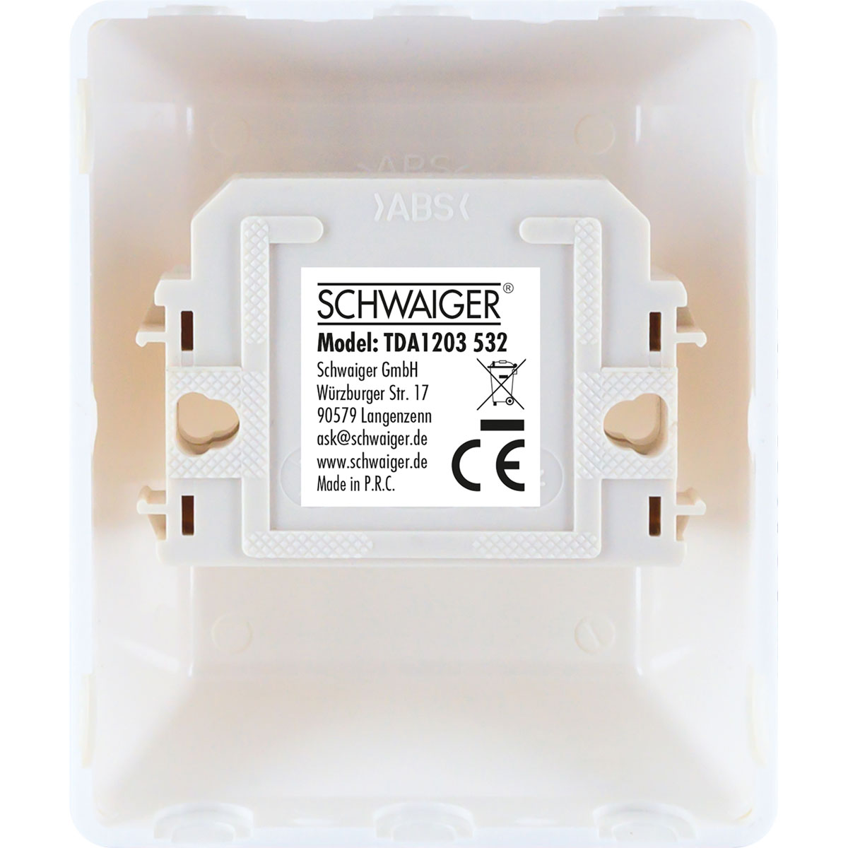 Schwaiger Telefonanschlussdose Universal 3-fach Aufputz Bild 2