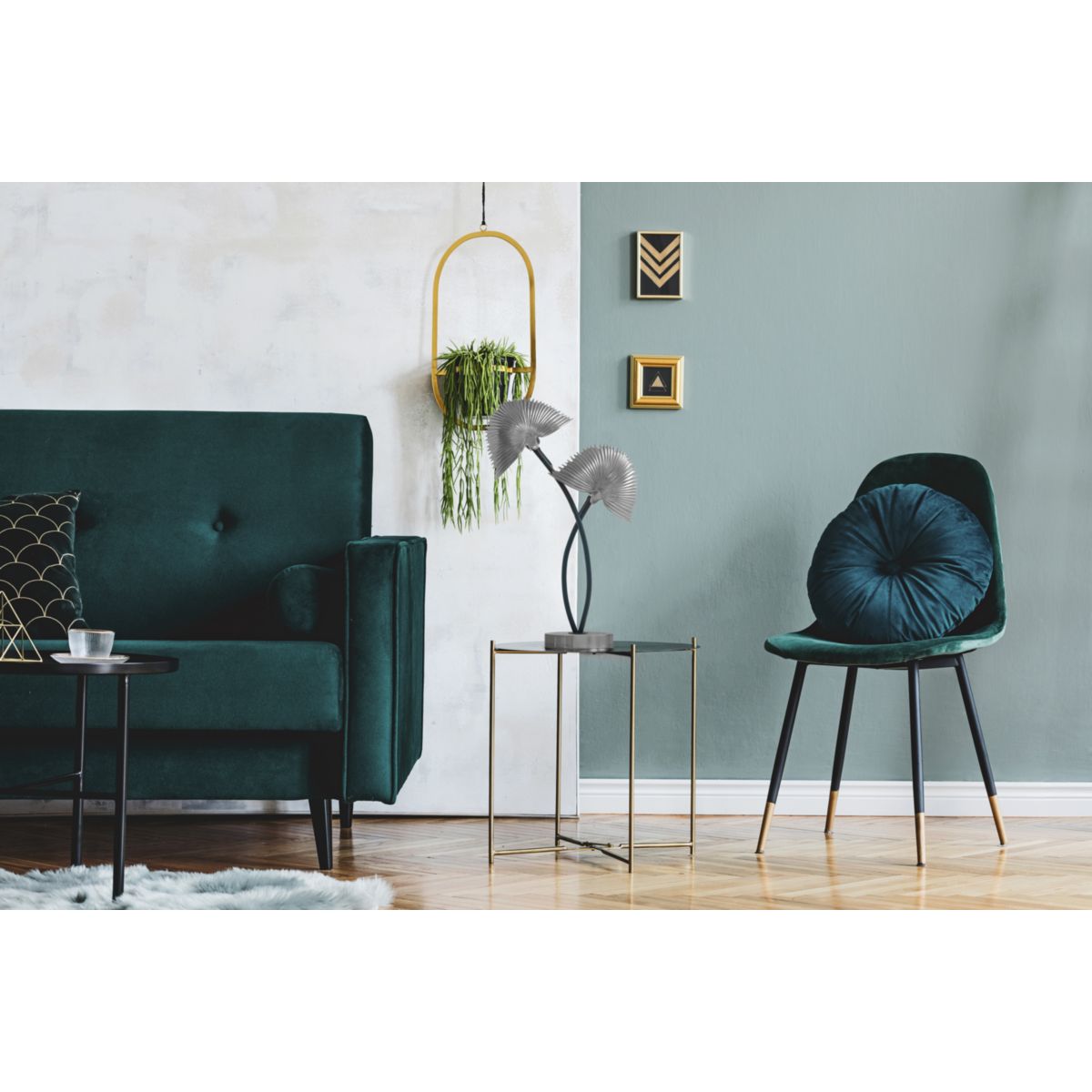 Tischlampe Twinflame 125 silber Bild 4