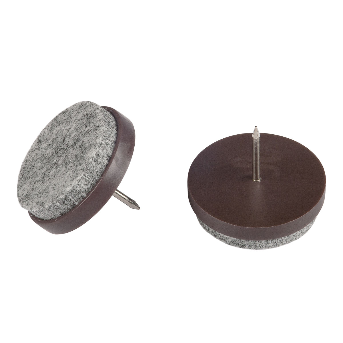 Suki Filzgleiter mit Stift Durchmesser 2,8 cm braun 4 Stück Bild 1