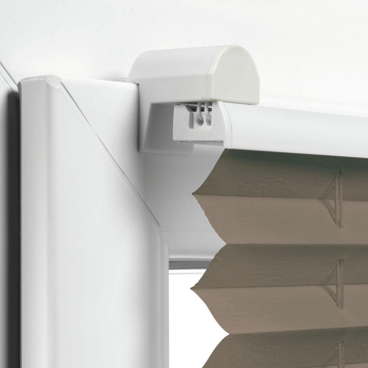 Gardinia Plissee EasyFix mit 2 Bedienschienen 70 x 130 cm taupe Bild 2