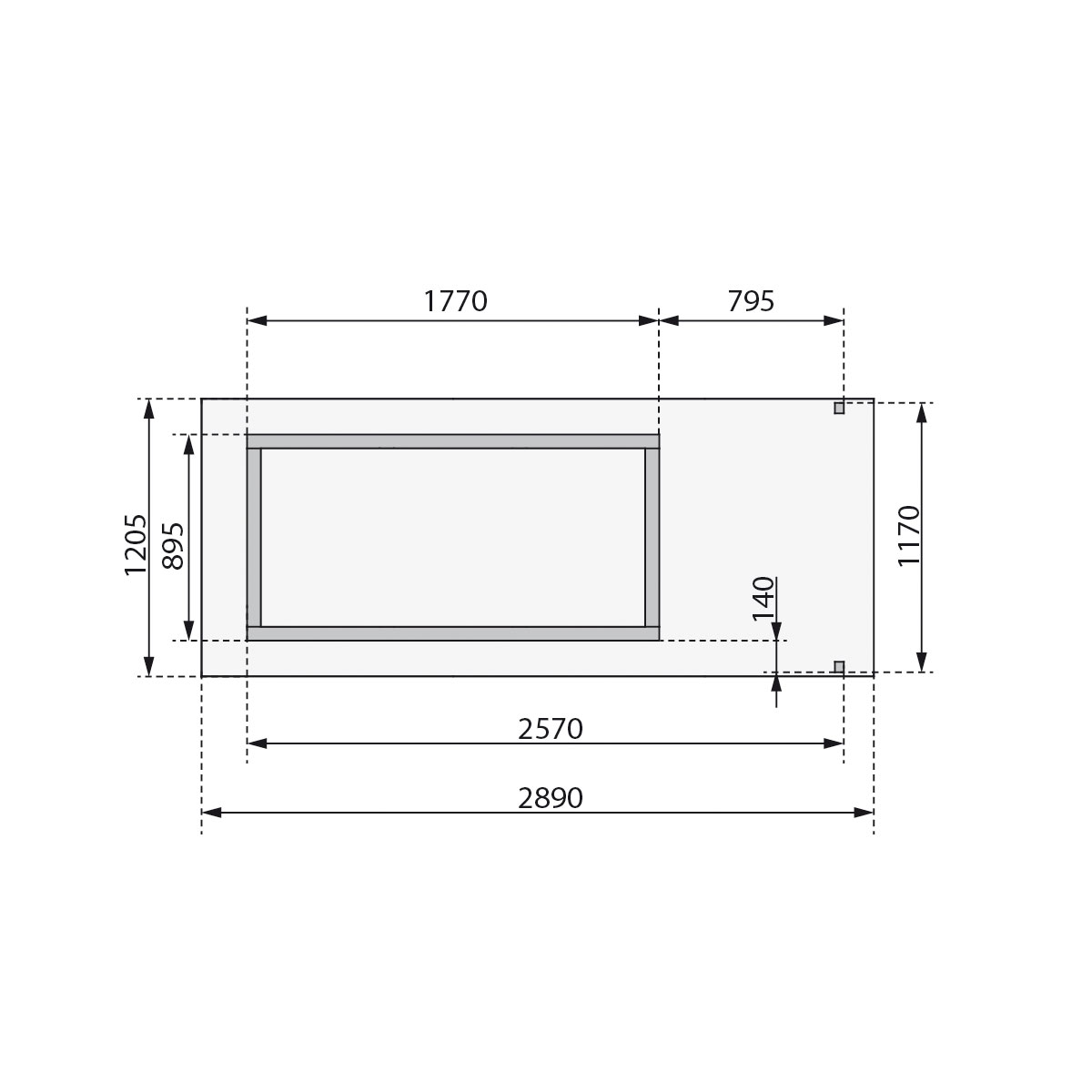 Karibu  Blockbohlenhaus Dana naturbelassen Bild 8