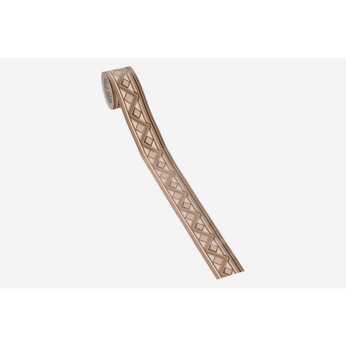 Selbstklebende Borte Zick-Zack braun 5 m Bild 2