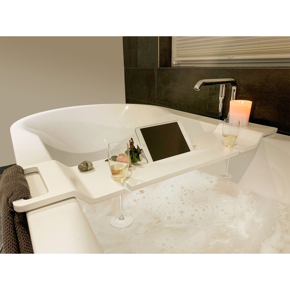Wenko  Badewannenbrücke Matera Badewannenablage Bild 7