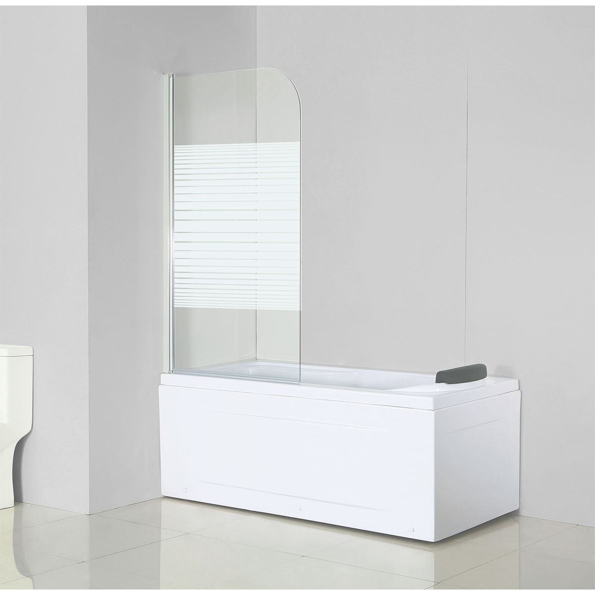 Valblue  Badewannenfaltwand 1-teilig alu-chrom Bild 2