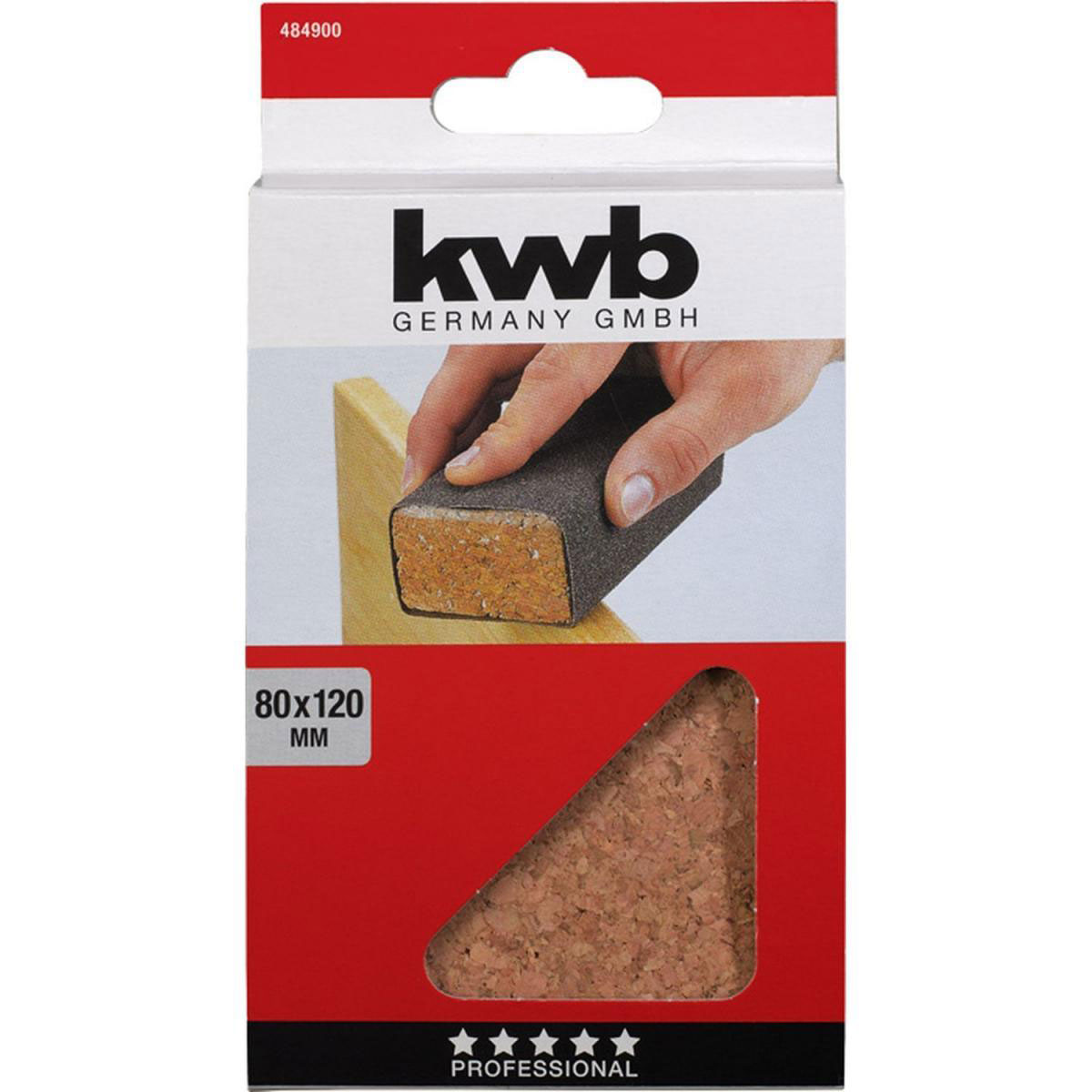 kwb  Handschleifklotz Kork Bild 2