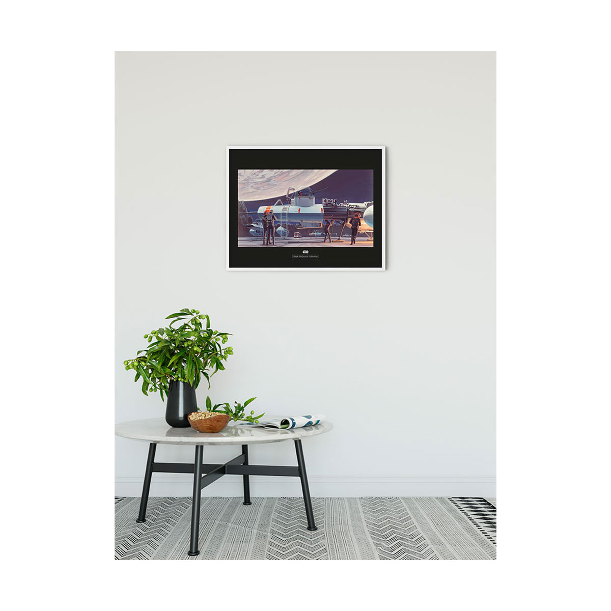 Komar  Wandbild Star Wars Classic Yavin Hangar 40x30 cm