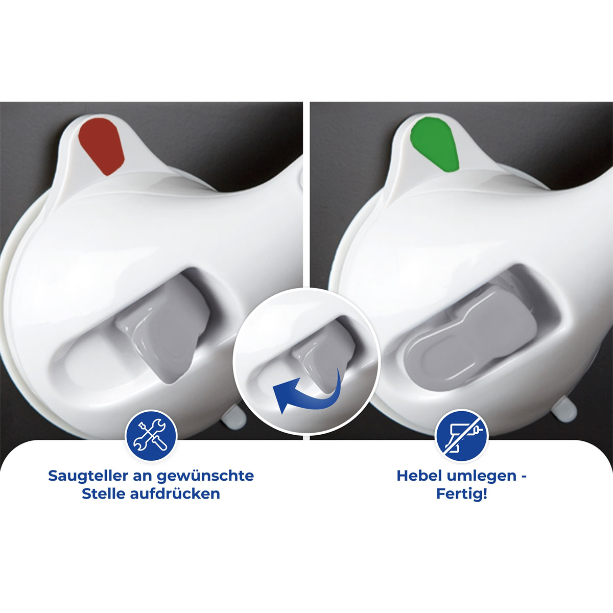 Wenko  Wandgriff Secura mit Ampelfunktion Bild 5