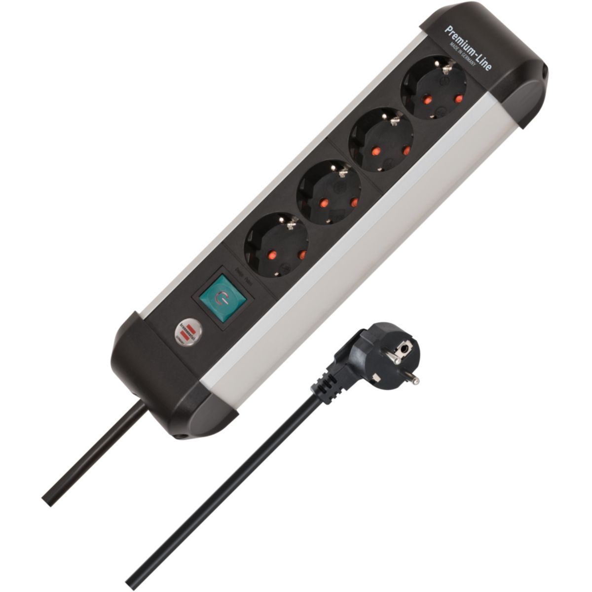 Brennenstuhl Premium-Alu-Line Steckdosenleiste 4-fach