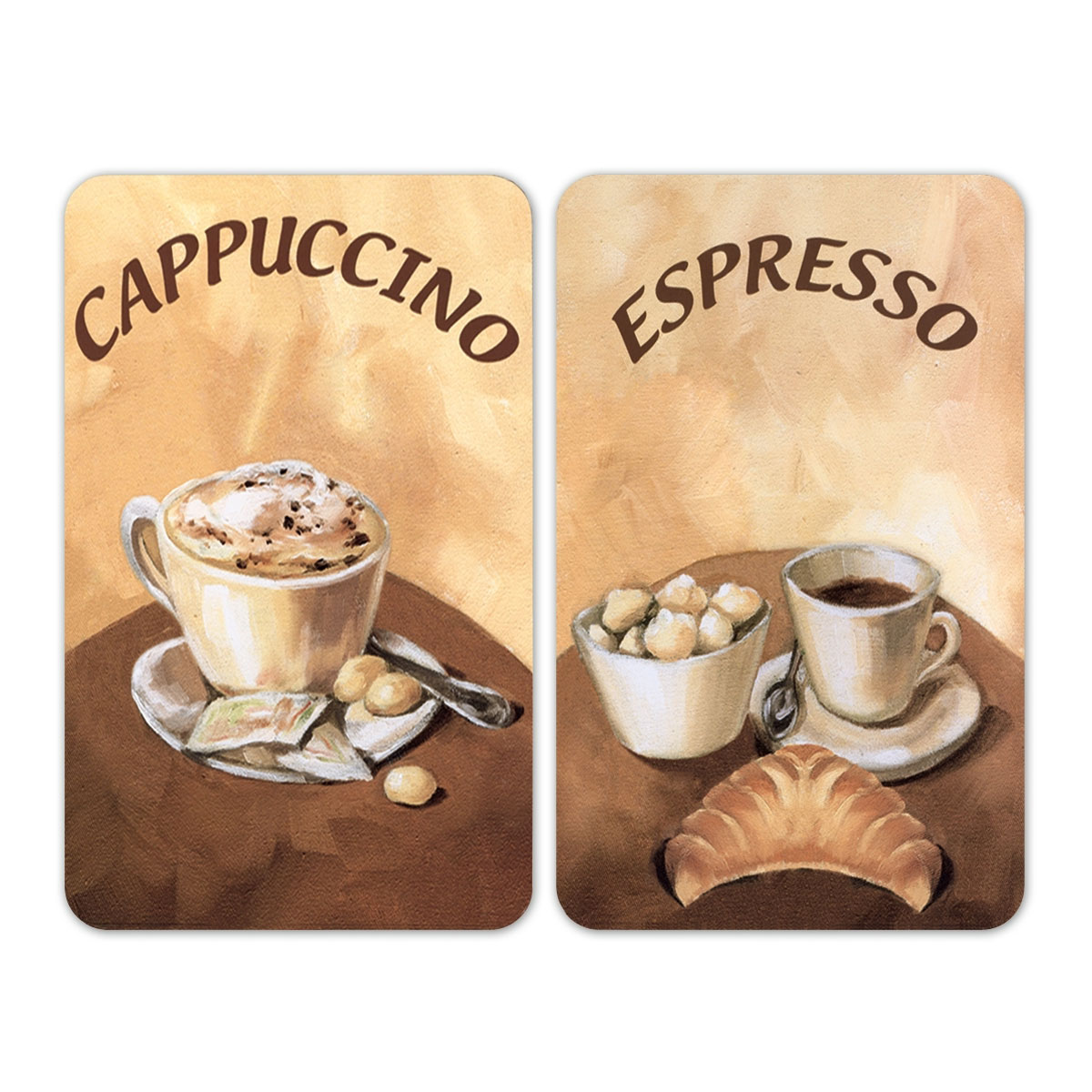 Wenko Herdabdeckplatte Kaffee 2er Set Bild 2