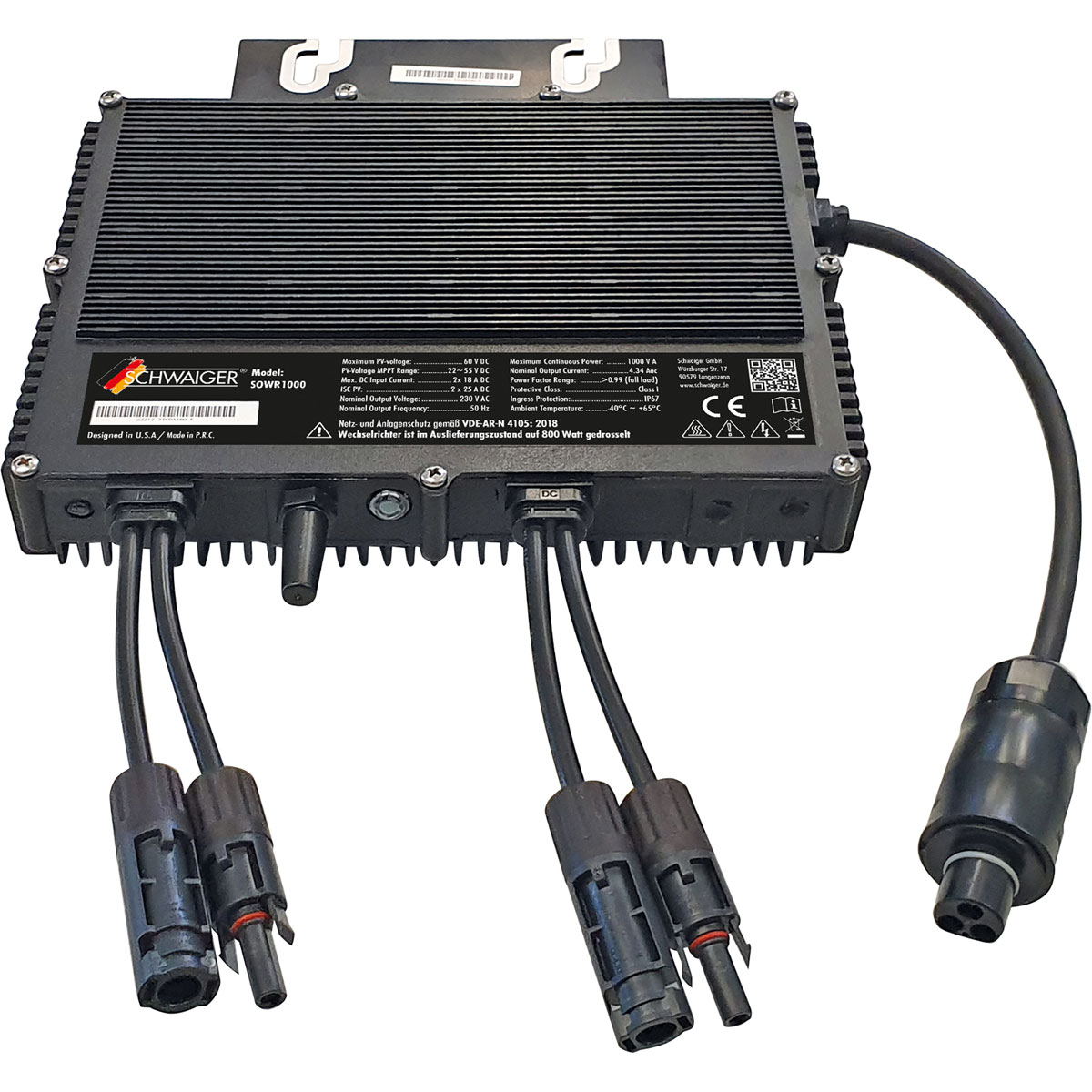 Schwaiger  Wechselrichter 1000W Bild 2