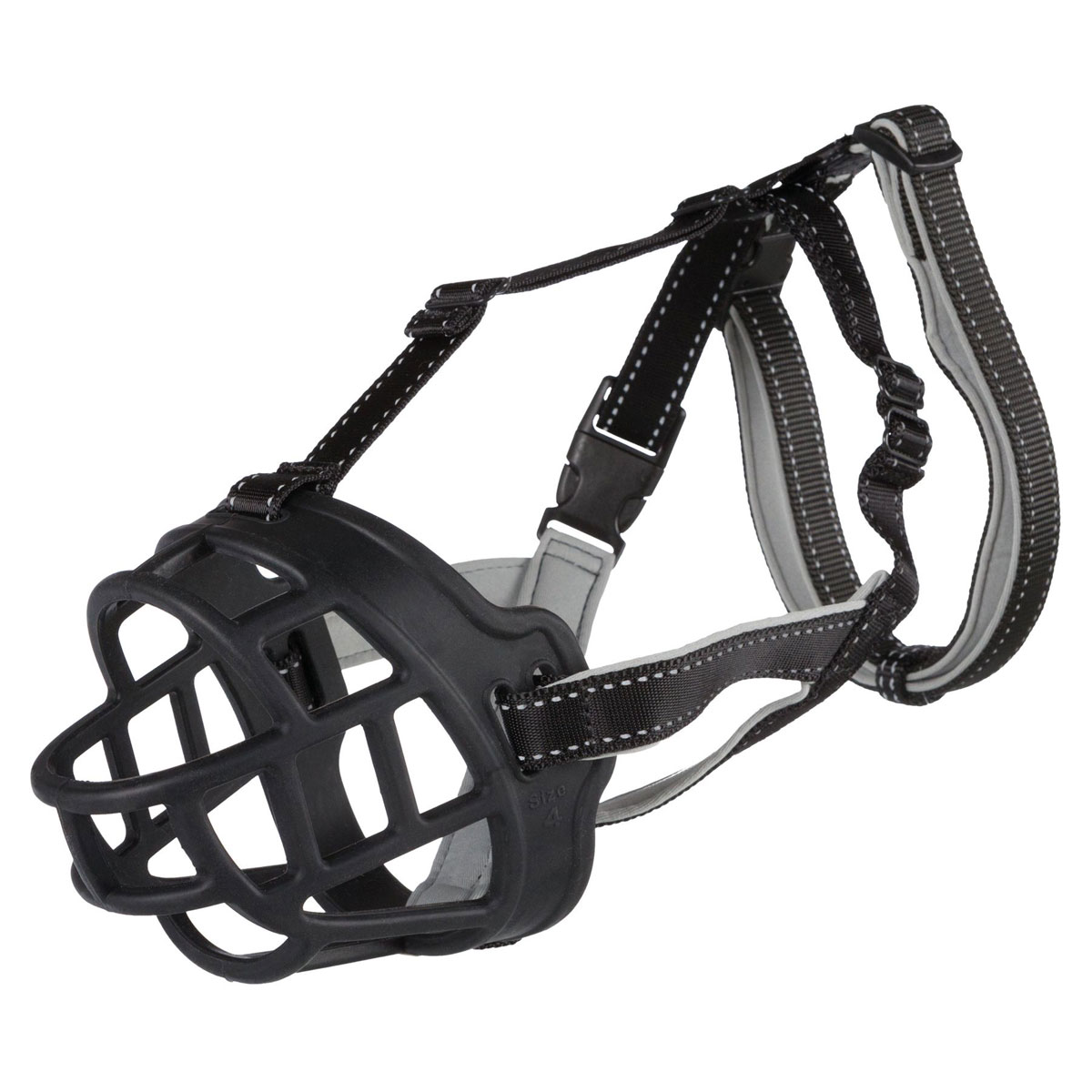 Trixie Maulkorb Muzzle Flex Silikon schwarz L