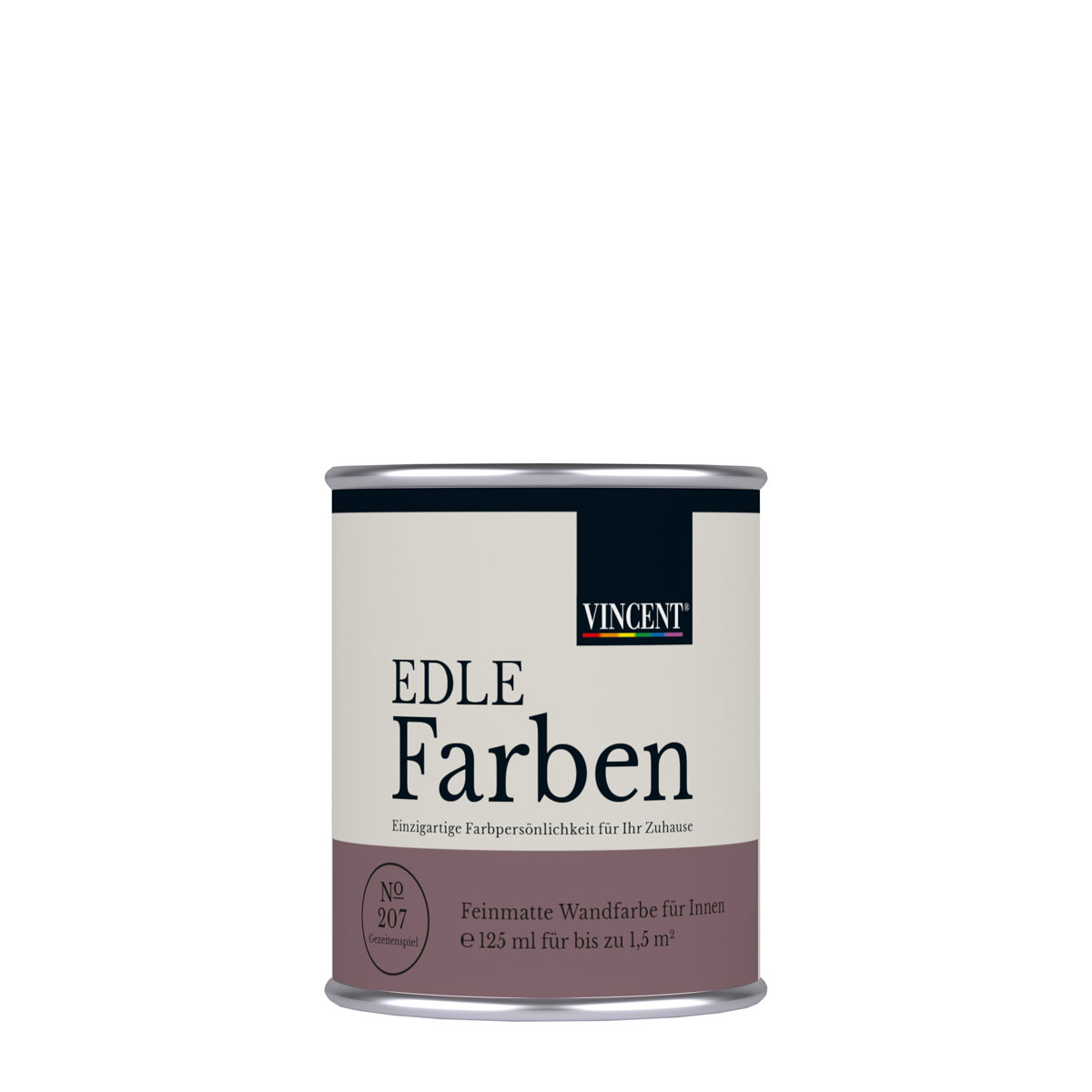 Vincent  Wandfarbe EDLE Farben Gezeitenspiel matt 0,125 L