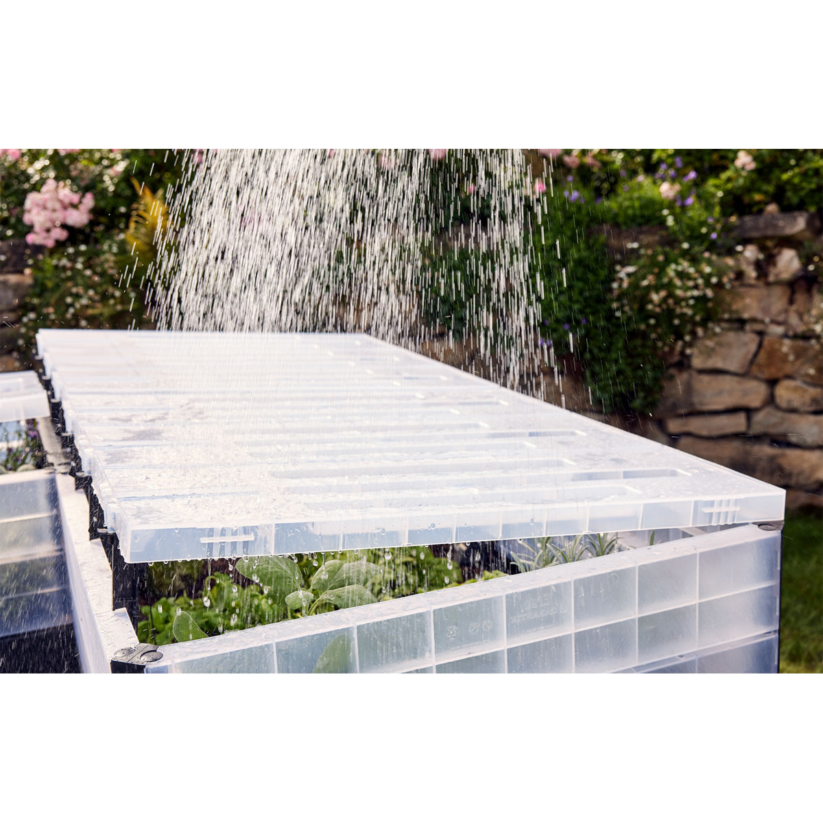 Garantia  Hochbeet Ergo Quadro TurboPlus U L 80t Wood, inkl. FLORA Wassersparsystem Bild 7