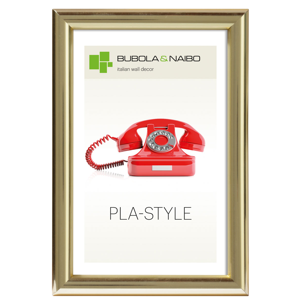 Kunststoffrahmen PLA01 50 x 70 cm Gold