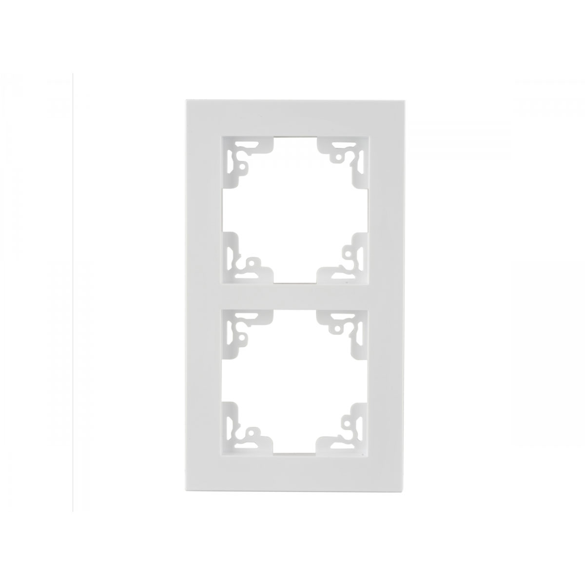 Abdeckrahmen Melbourne 702 weiß 2-fach