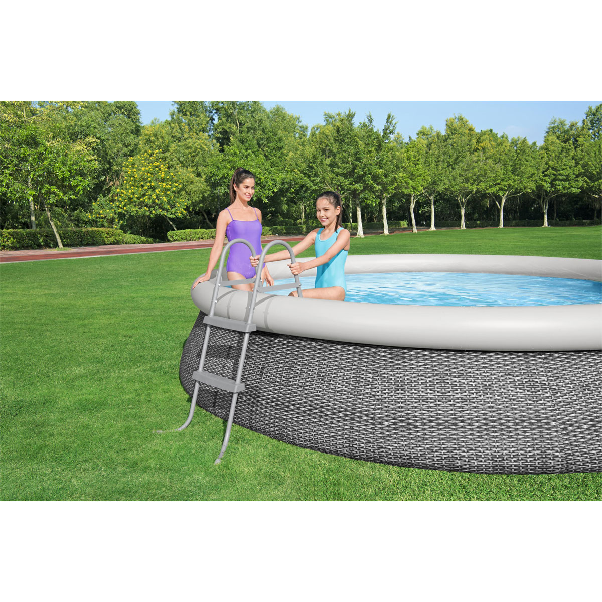 Bestway Poolleiter Flowclear 100 x 45 cm für 76 und 84 cm Höhe Bild 7