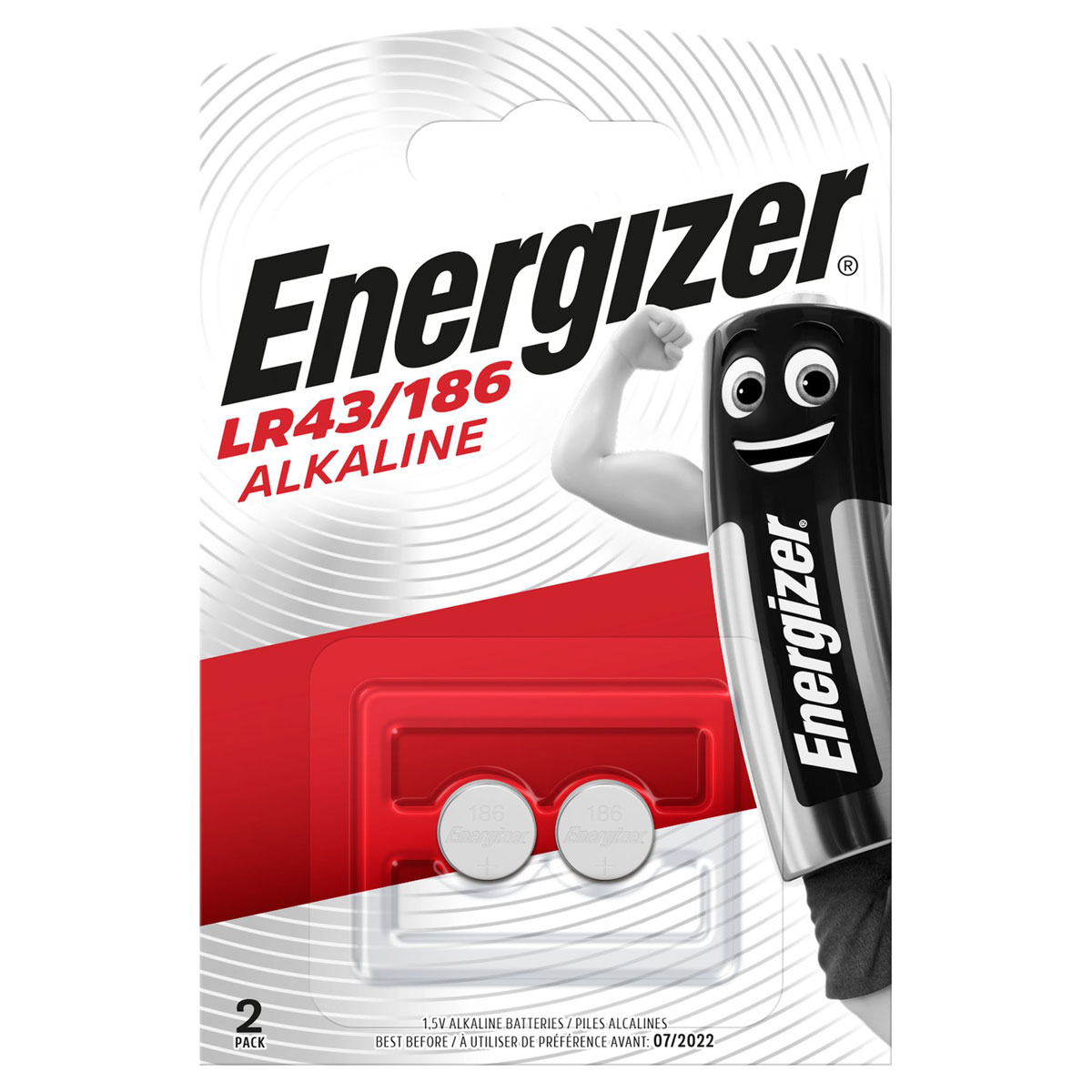 Energizer Alkali-Spezialzelle LR43/186 2 Stück