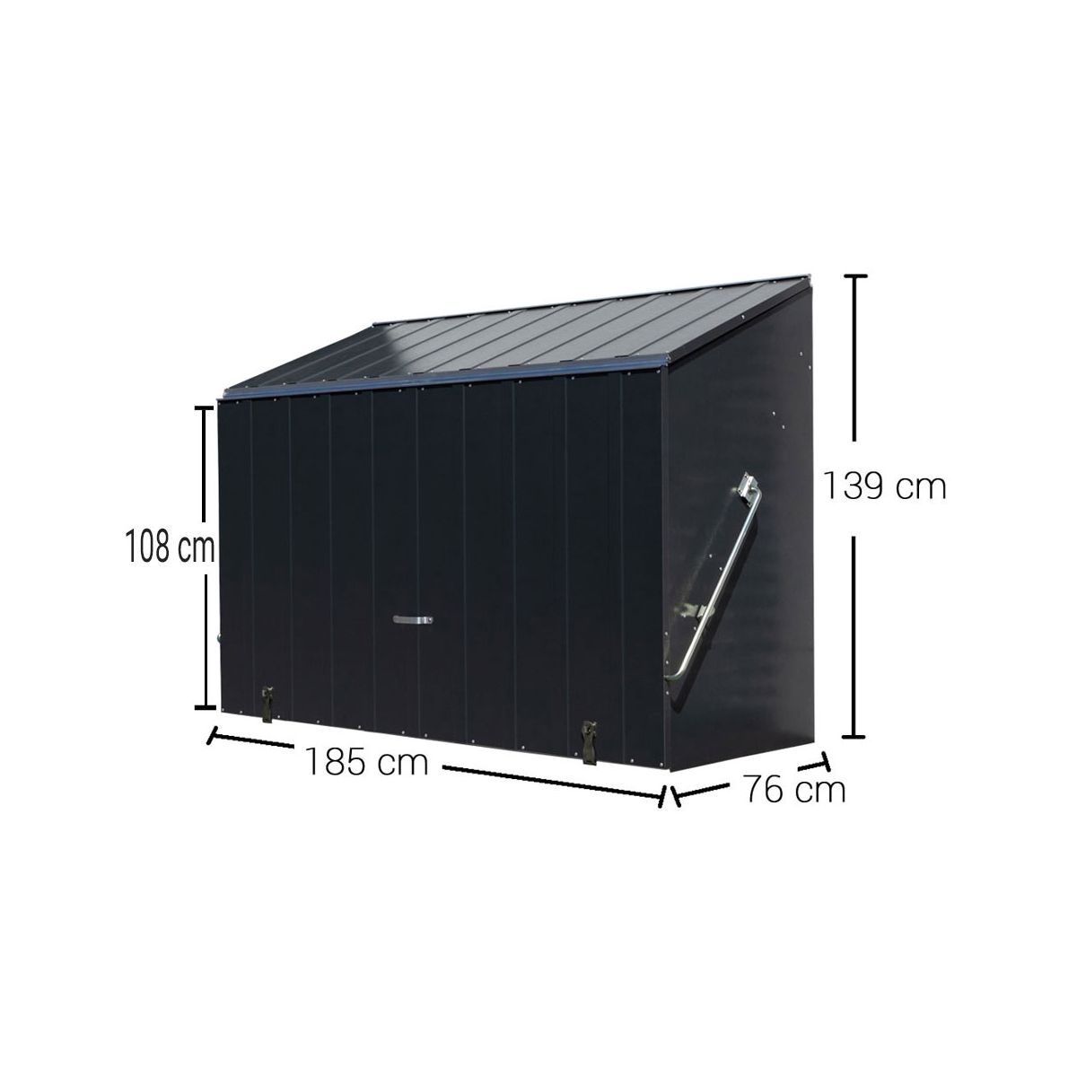 Trimetals Geräteschrank Sesame 76x185x139 cm Bild 10