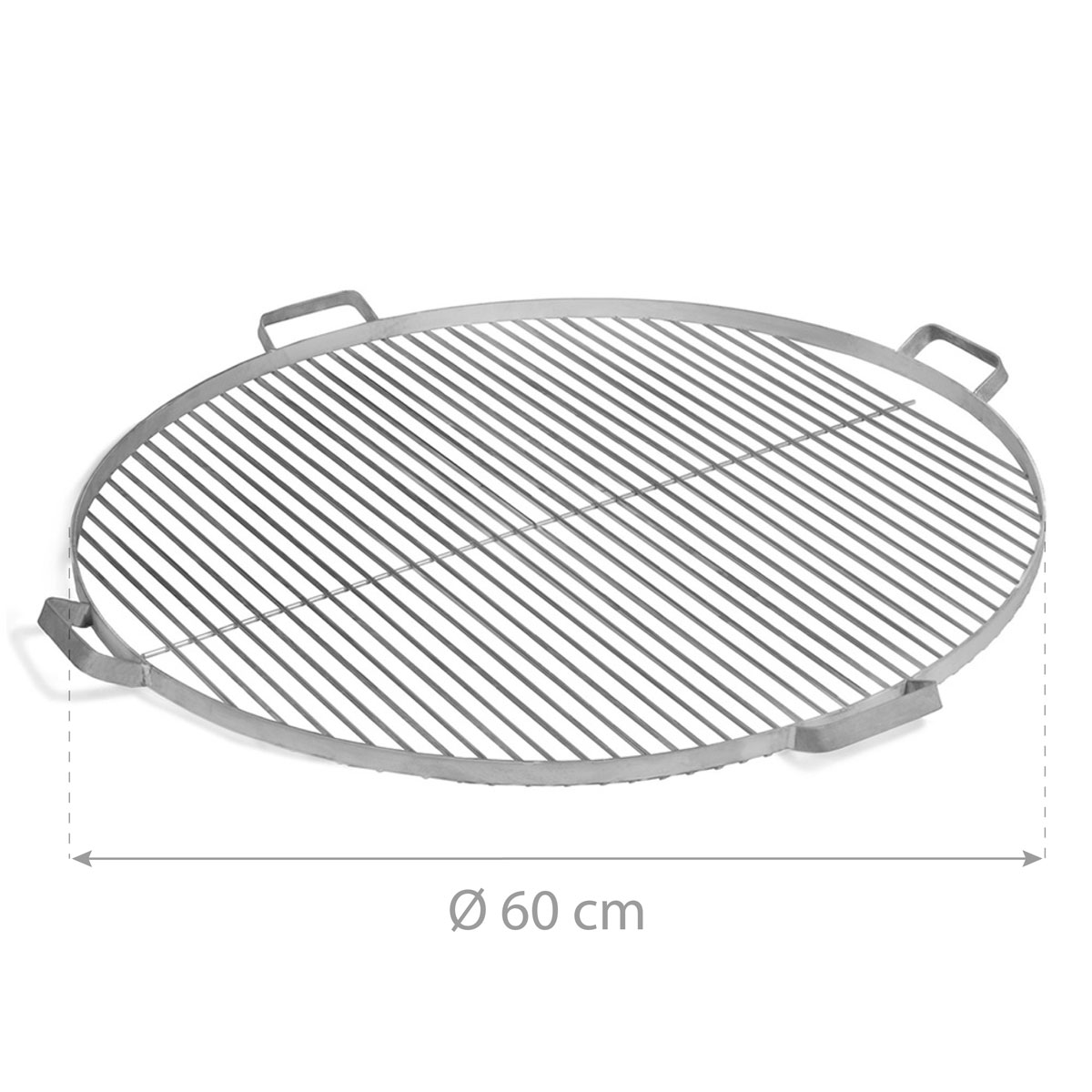 CookKing Grillrost 60 inkl. 4 Griffen 60cm Silber Bild 3