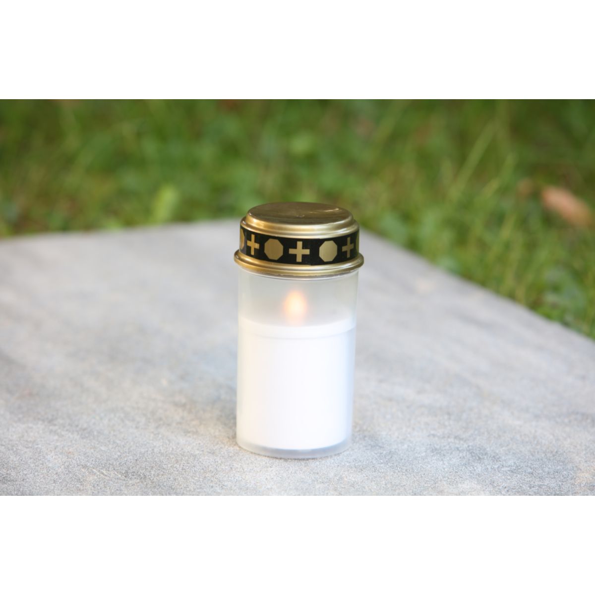 Flower Power LED Outdoor Grablampe mit Dorn SPINA WHITE 7 x 13 cm Kunststoff Bild 3