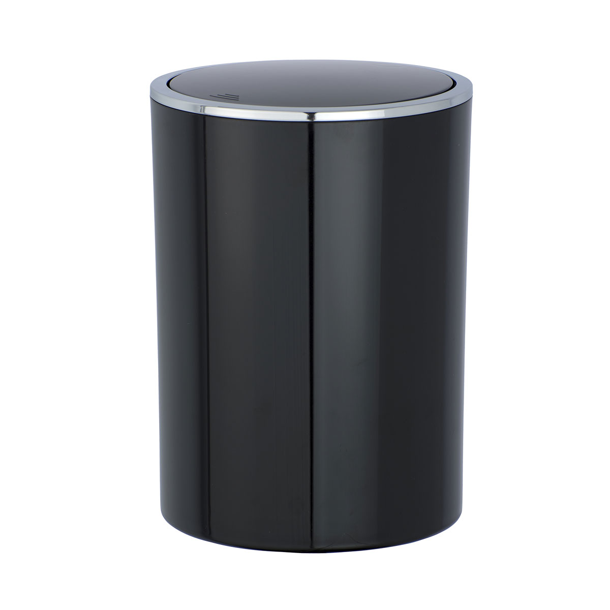 Wenko Schwingdeckeleimer Inca schwarz 5 L
