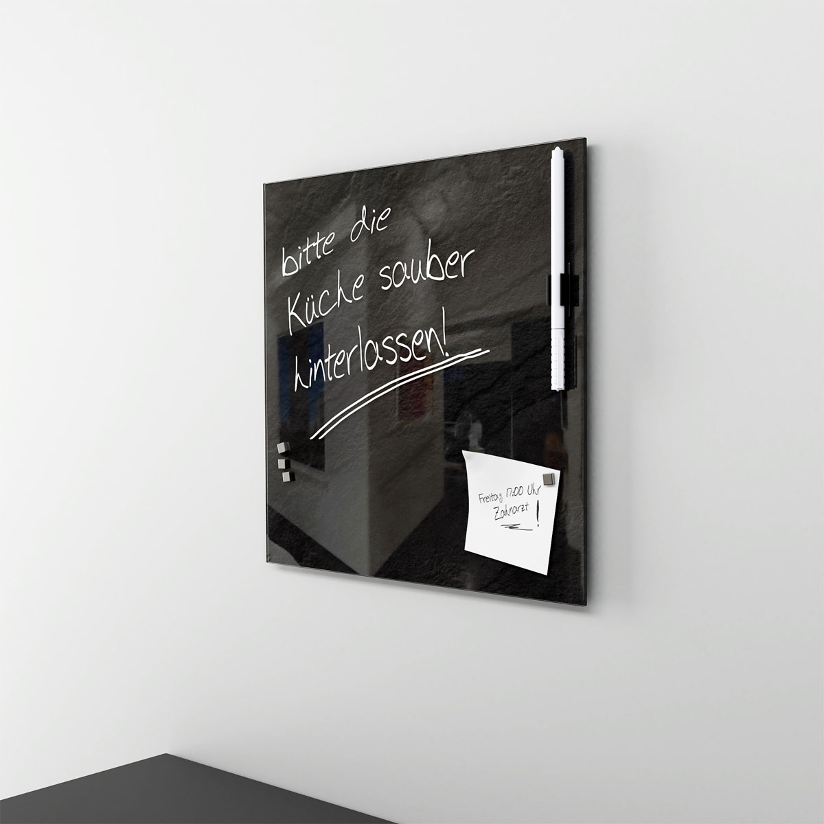 Memo-Art Schiefer 30 x 30 cm Memoboard Bild 1