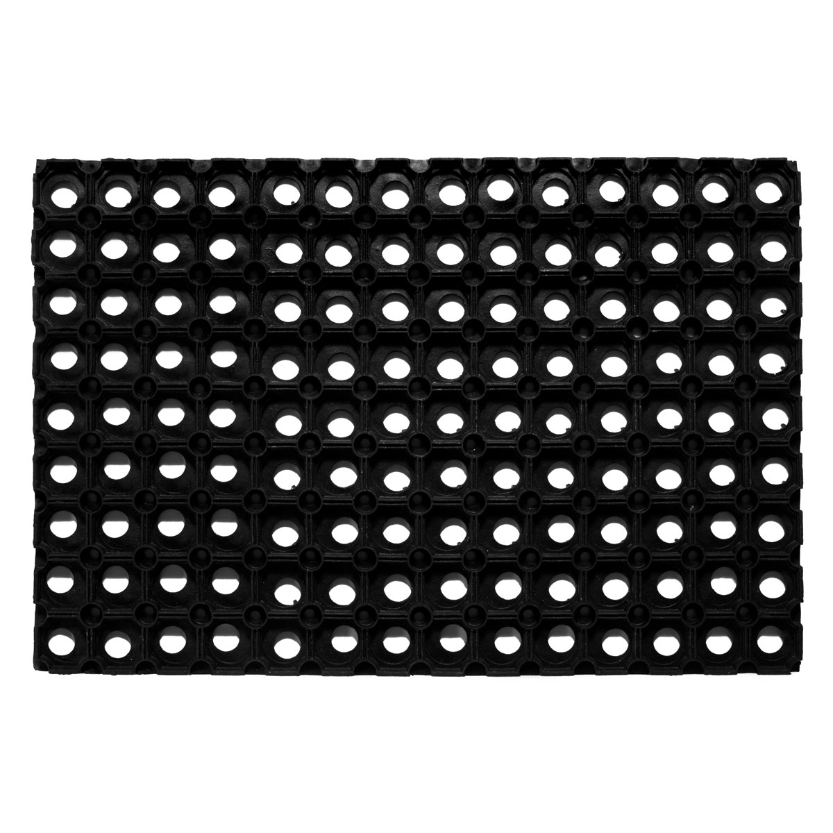 Fußmatte Gummiring 40 x 60 cm offen schwarz