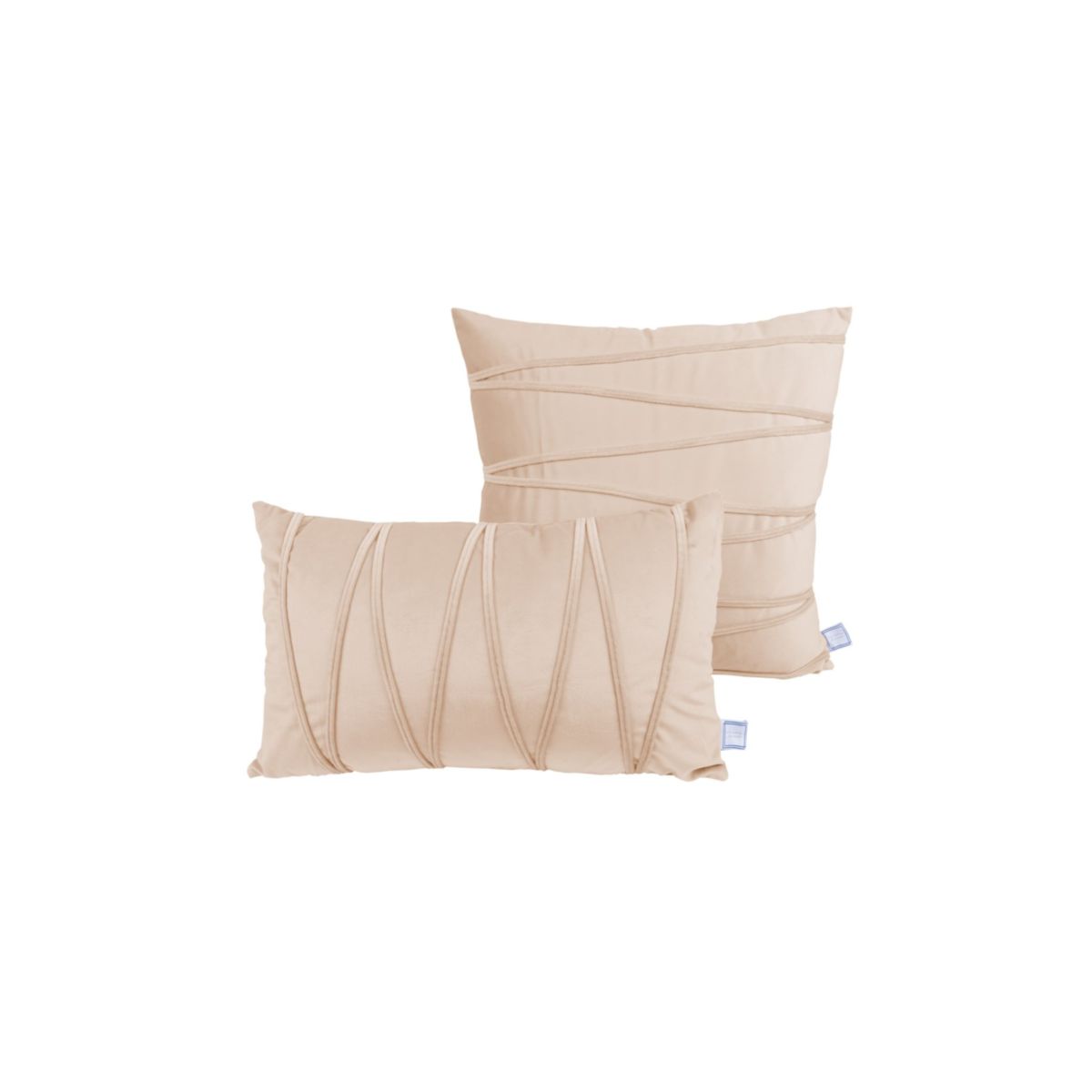 Dekokissen Paulina 125 2er-Set champagner