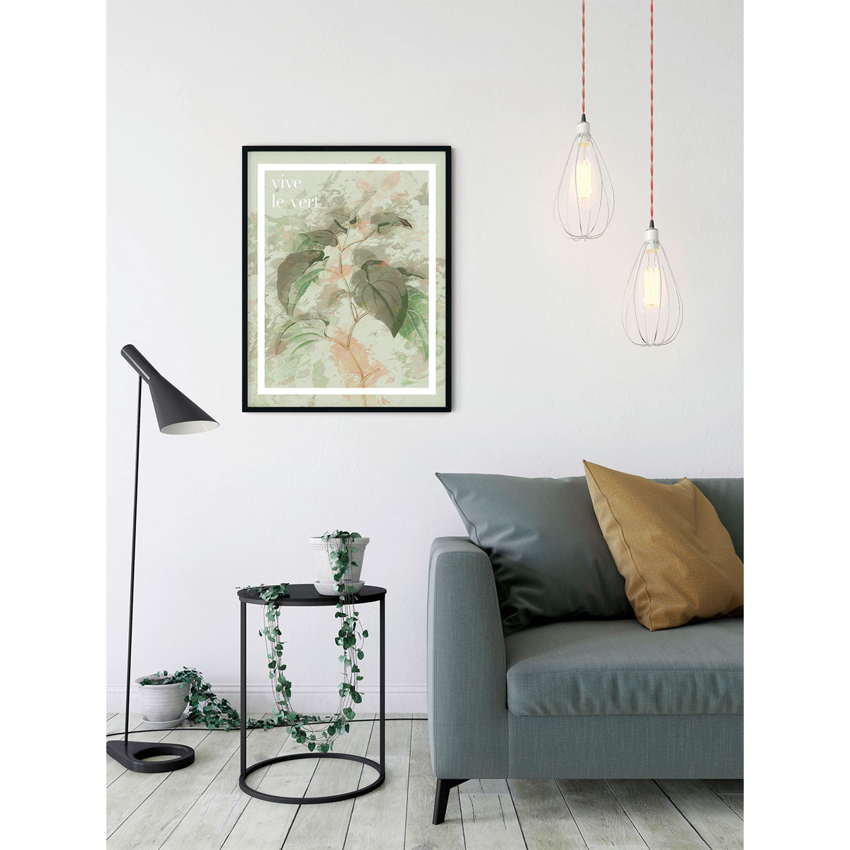 Komar  Wandbild PLANT ART Vive le vert 50x70 cm