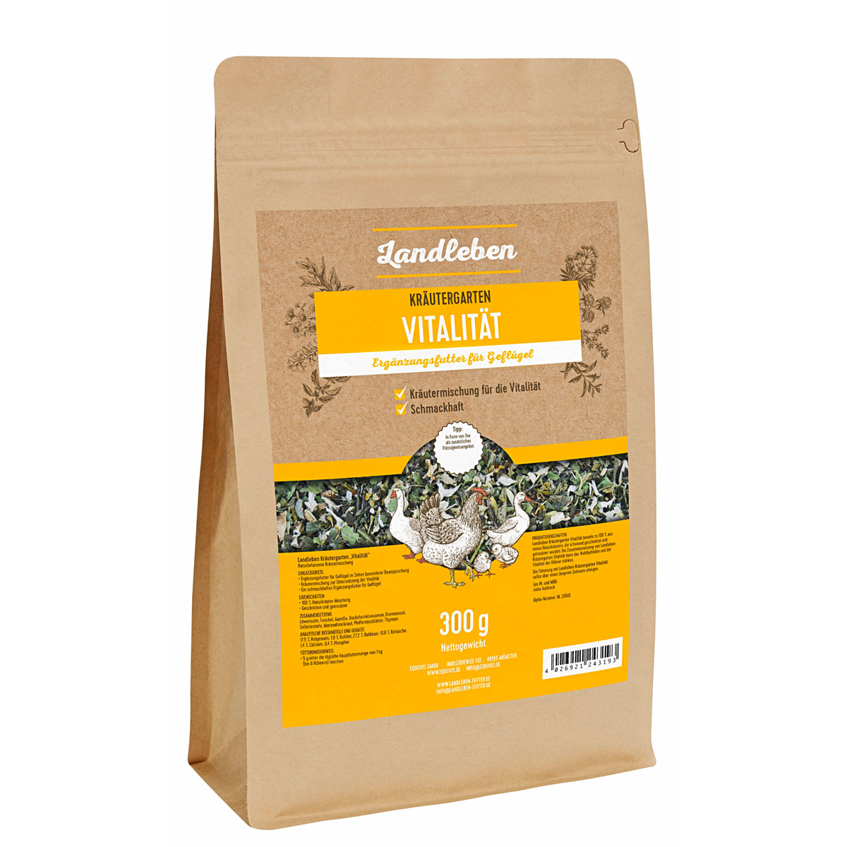 Futterspezialität Kräutergarten 300 g