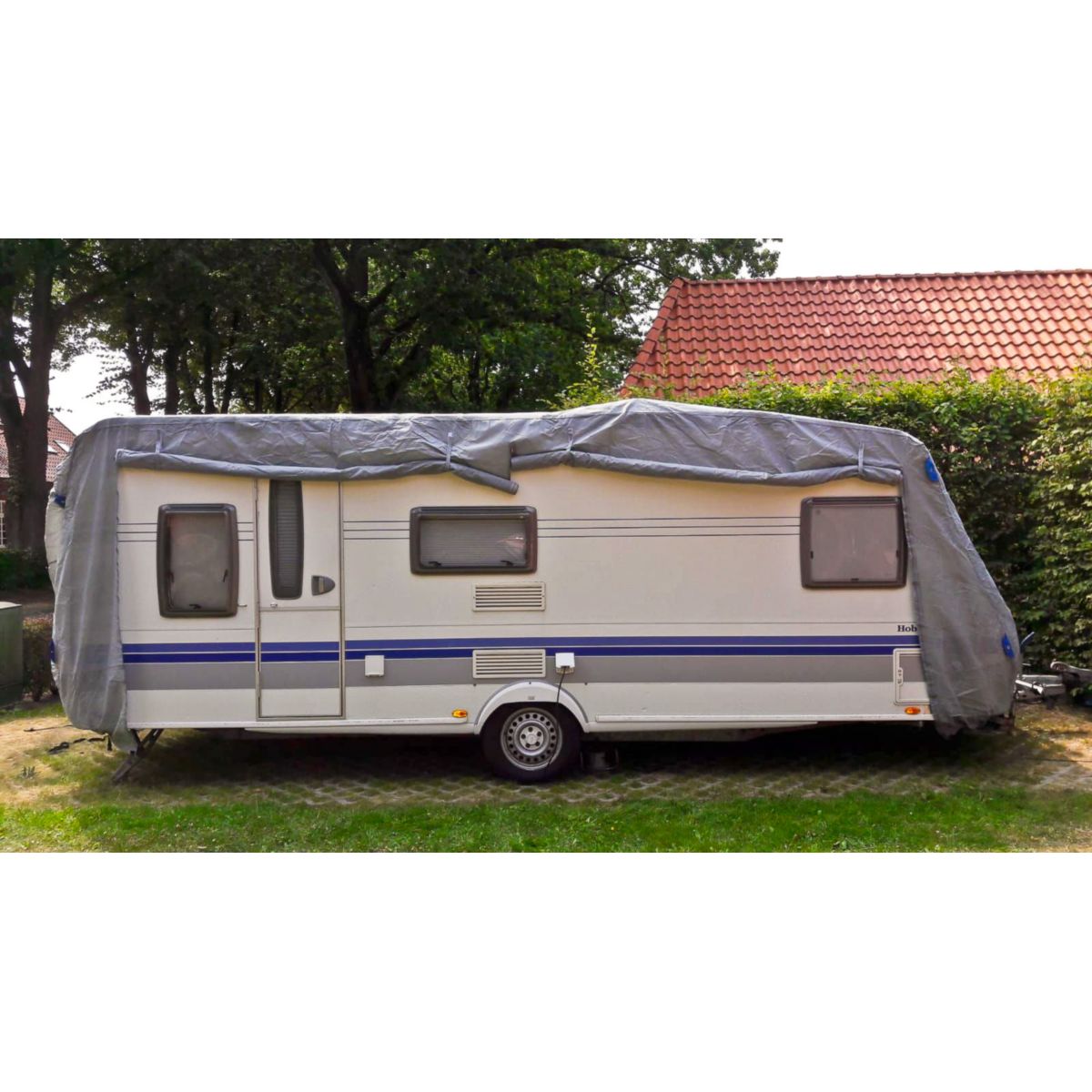 Garden Pleasure Wohnwagen-Abdeckhaube, Gr. S 4,6x2,5x2,2 m, imprägniert Bild 4