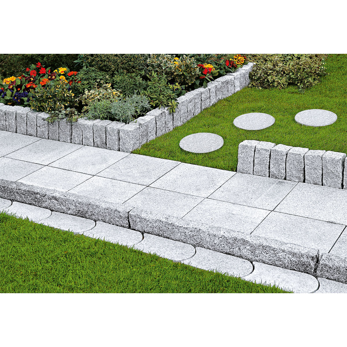 Wingart Granit-Trittstein Durchmesser ca 35 cm Bild 4