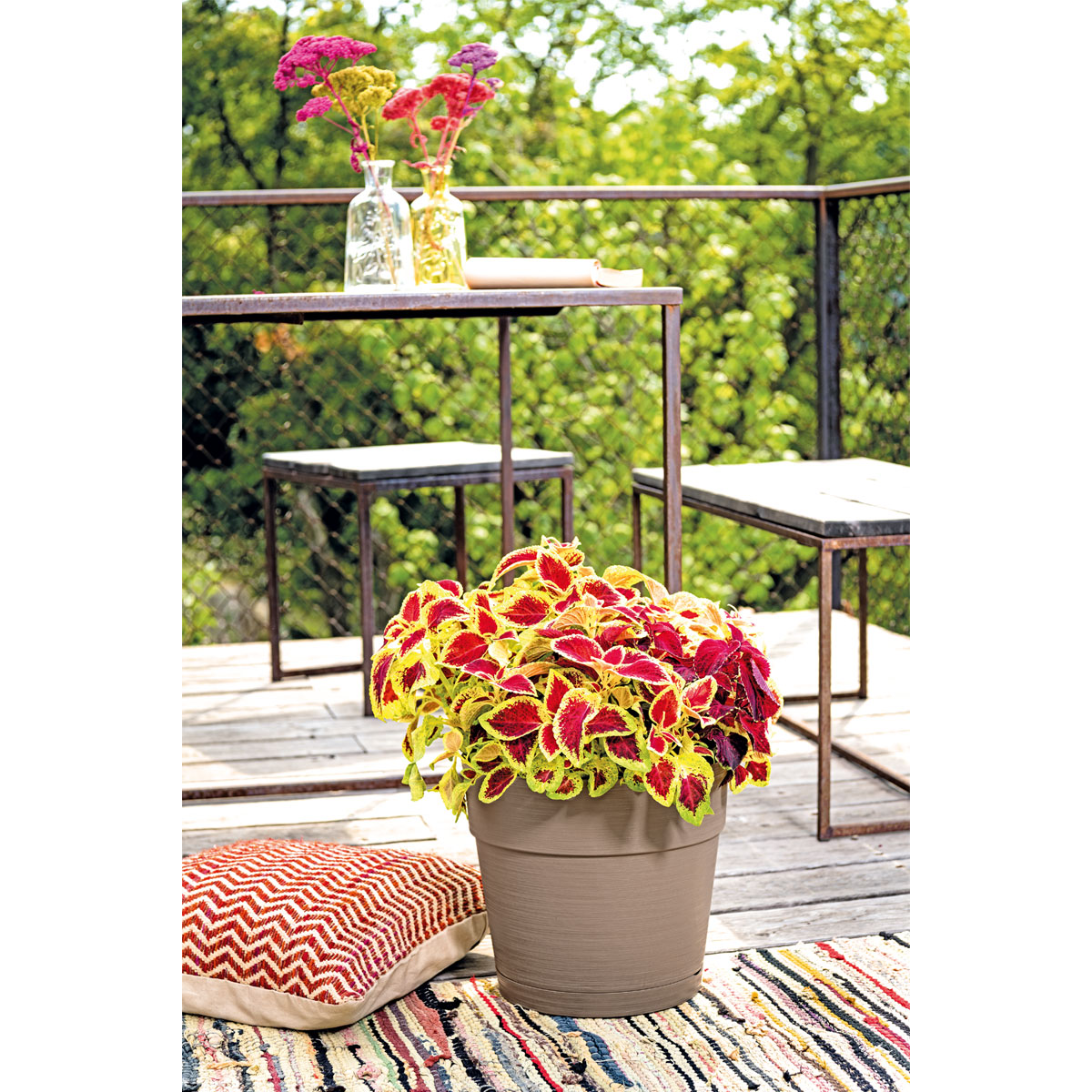 Pflanztopf Vaso Save R 29 cm camel Bild 2