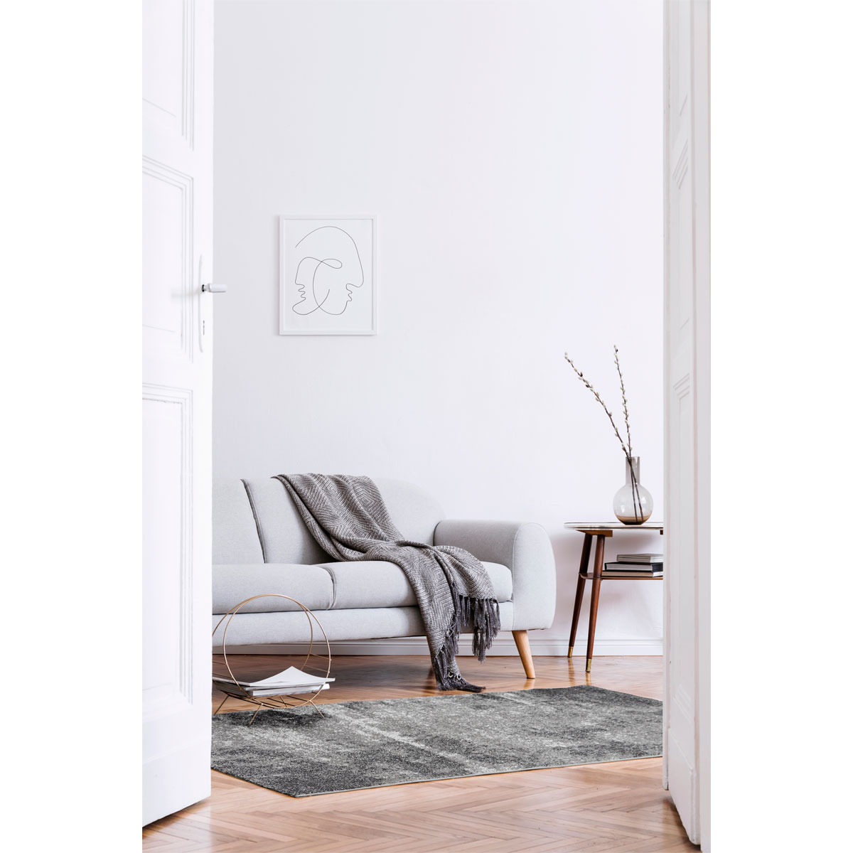 andiamo Teppich Luna 80x150 cm grau Bild 3