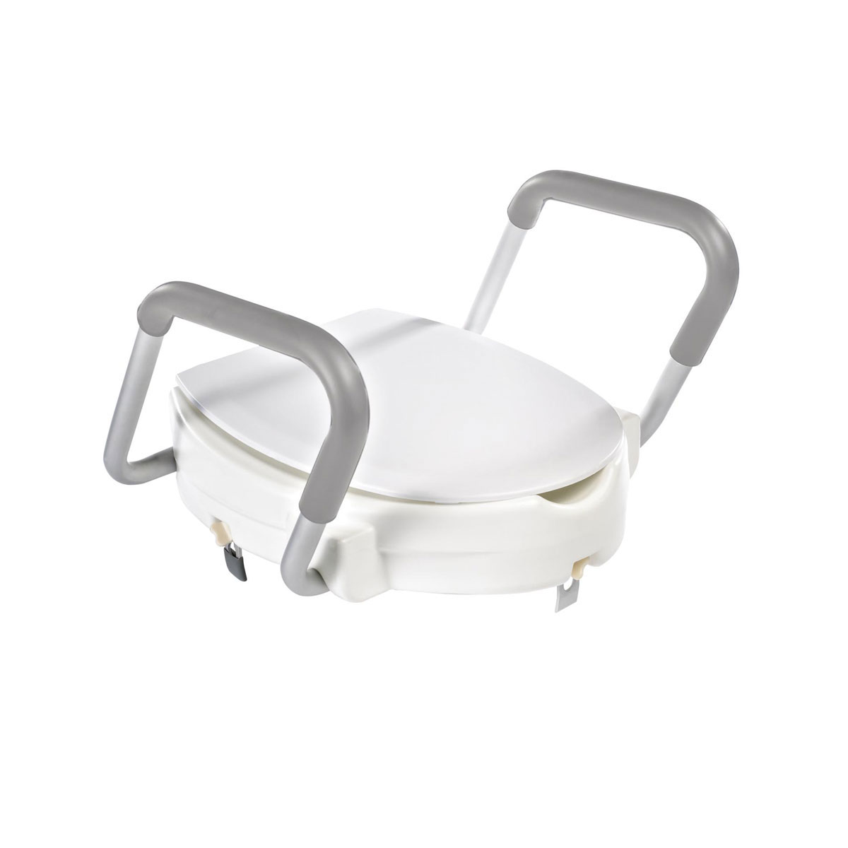 Ridder  WC-Erhöhung 10 cm mit Griffen und Deckel weiß Bild 1