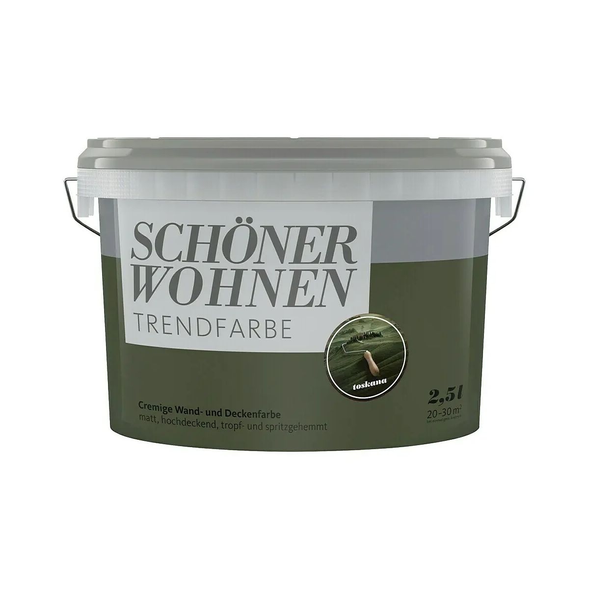 Schöner Wohnen Farbe Trendfarbe matt Toskana 2,5l