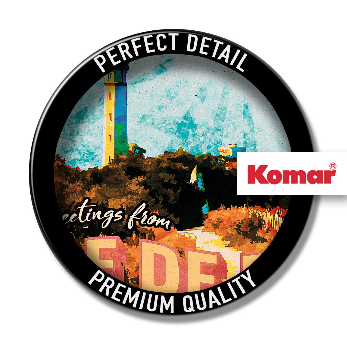 Komar  Wandbild Vintage Travel Île de Ré 40x50 cm Bild 3