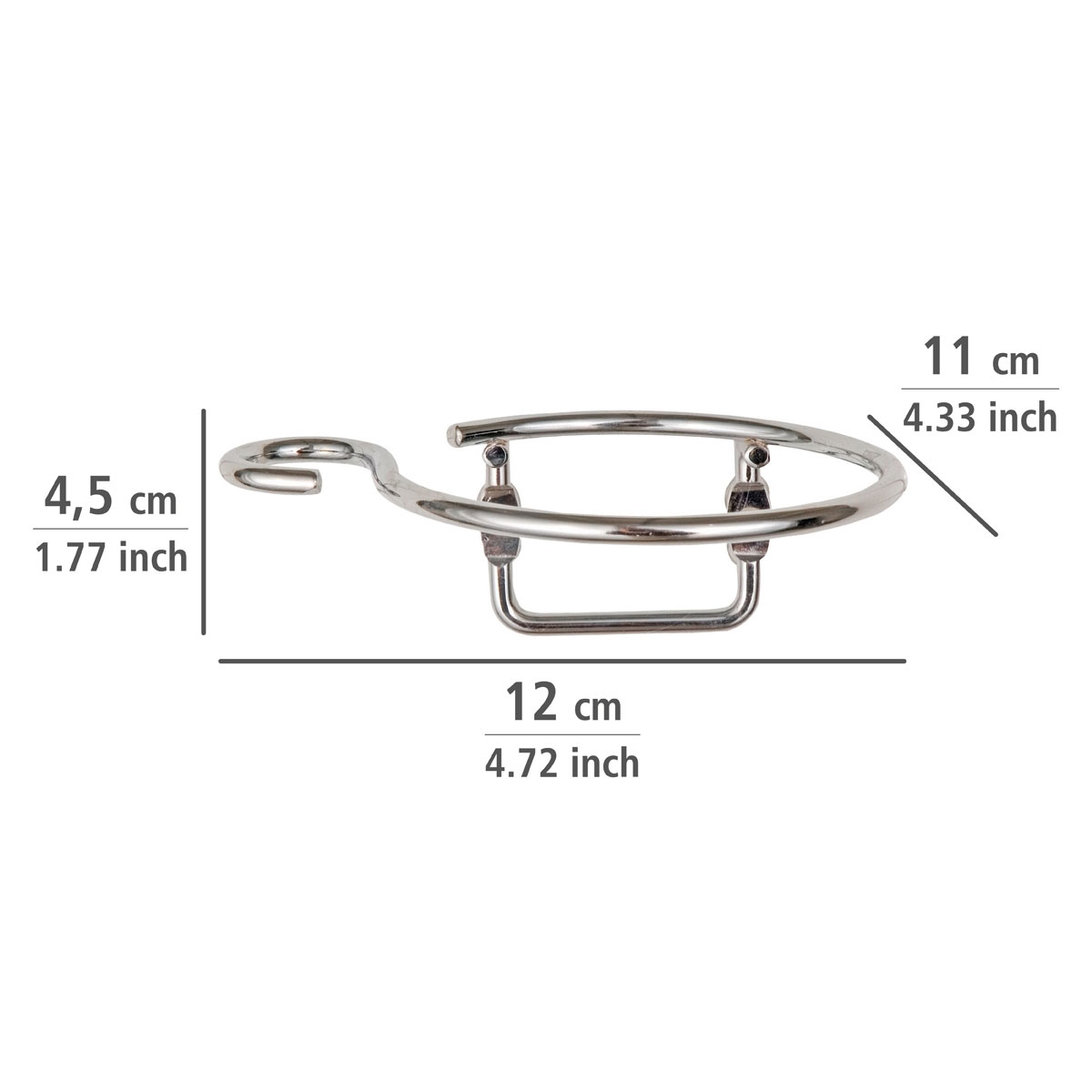 Wenko Haartrocknerhalter Milano Chrom Bild 4