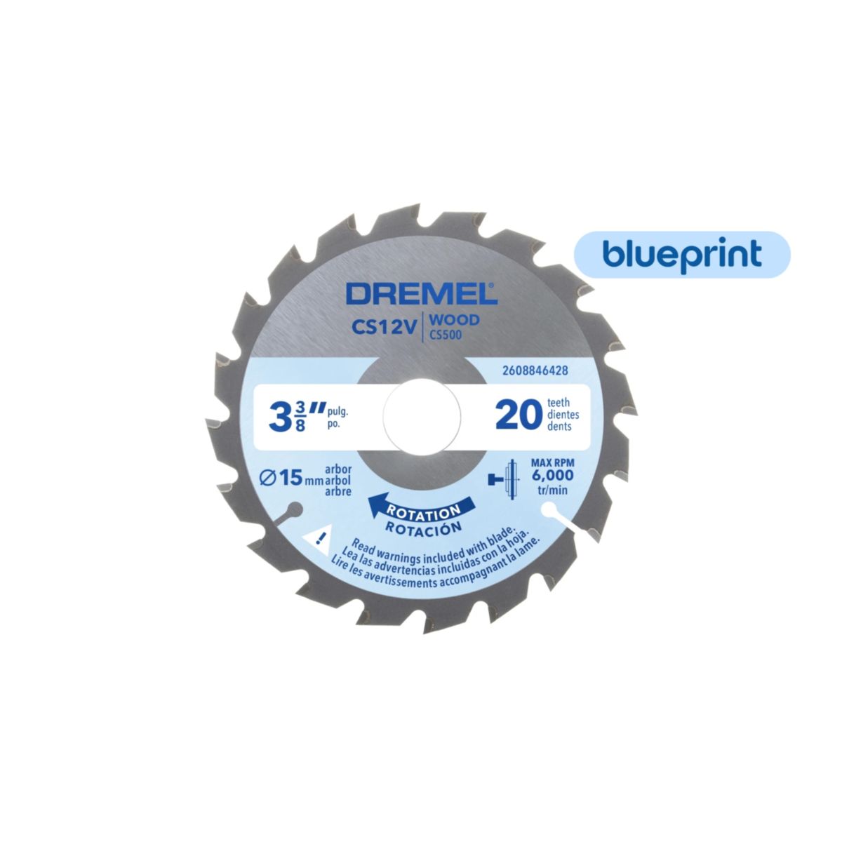 Dremel Kreissägeblatt CS500 Holz Ø 85 mm Bild 1