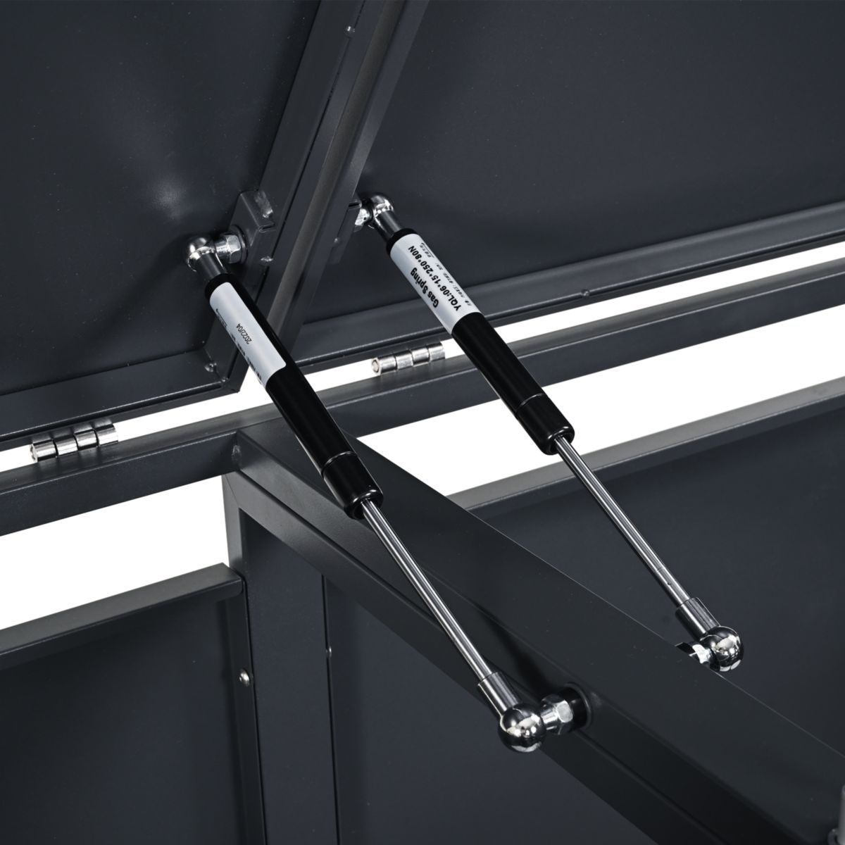 Westmann Mülltonnenbox Tonus 4 4 x 240L Anthrazit|80x265x116 cm Bild 7