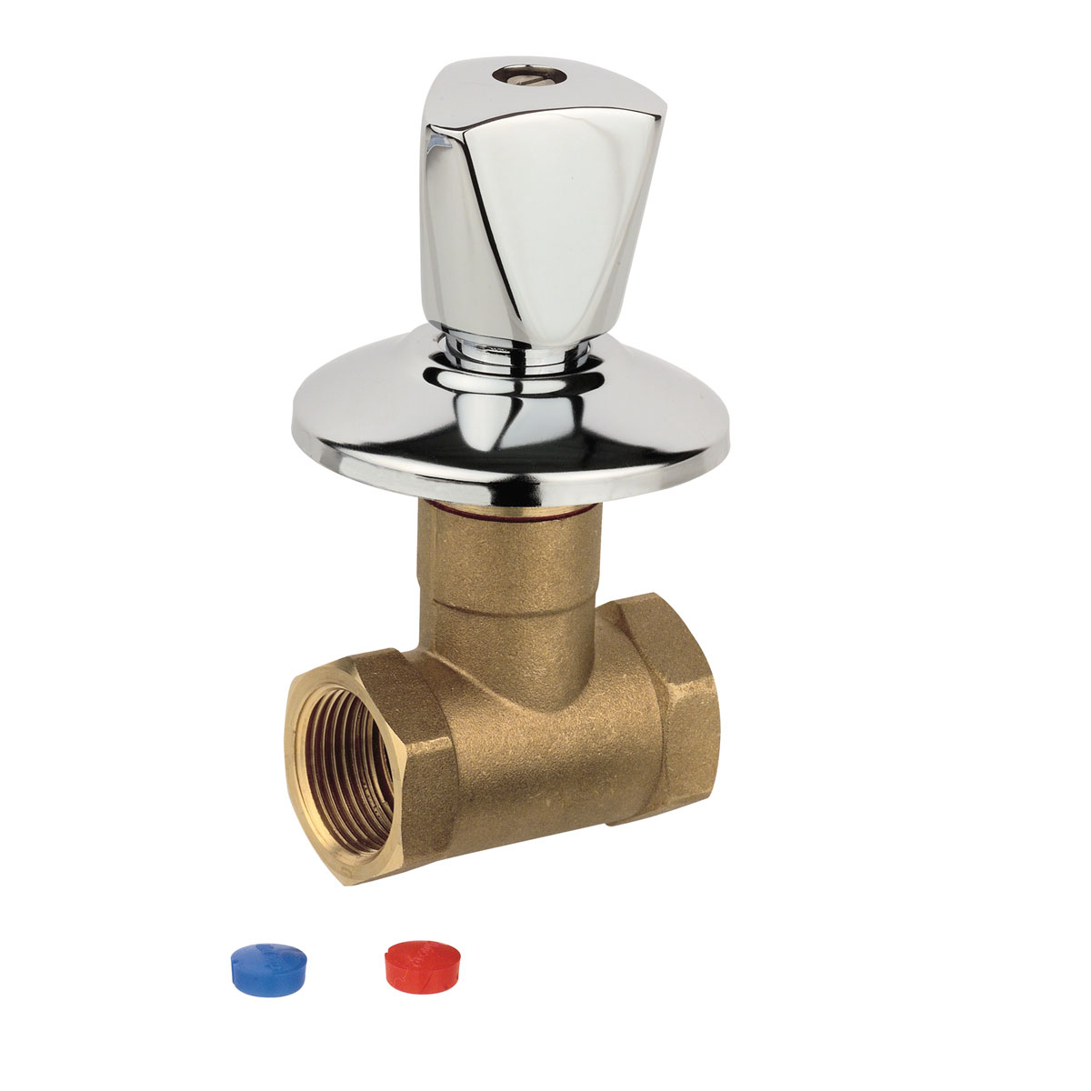 Kirchhoff  UP-Ventil verchromt mit Rosette 3/4"